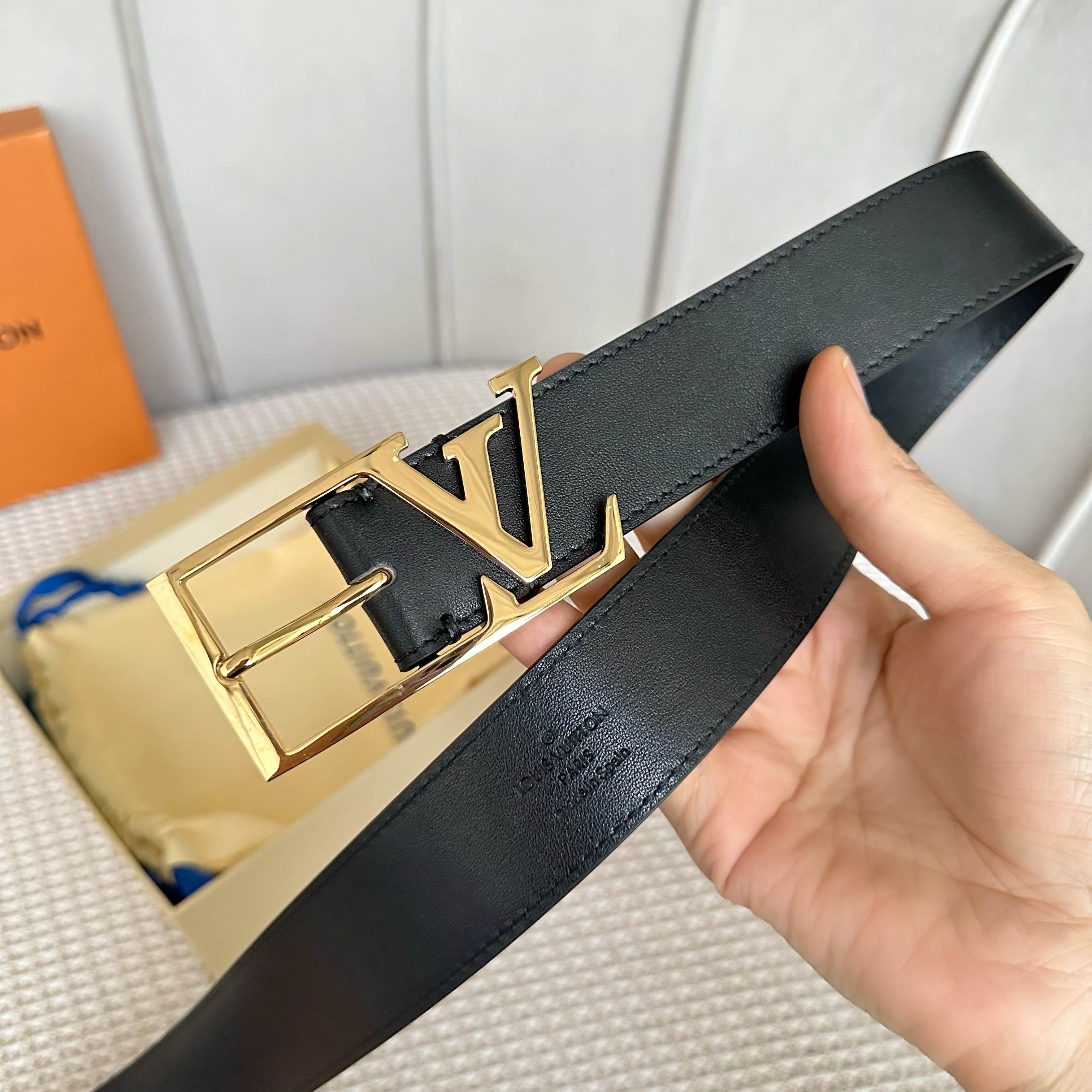 LOUIS VUITTON P255 原版包装 男士腰帶 35mm