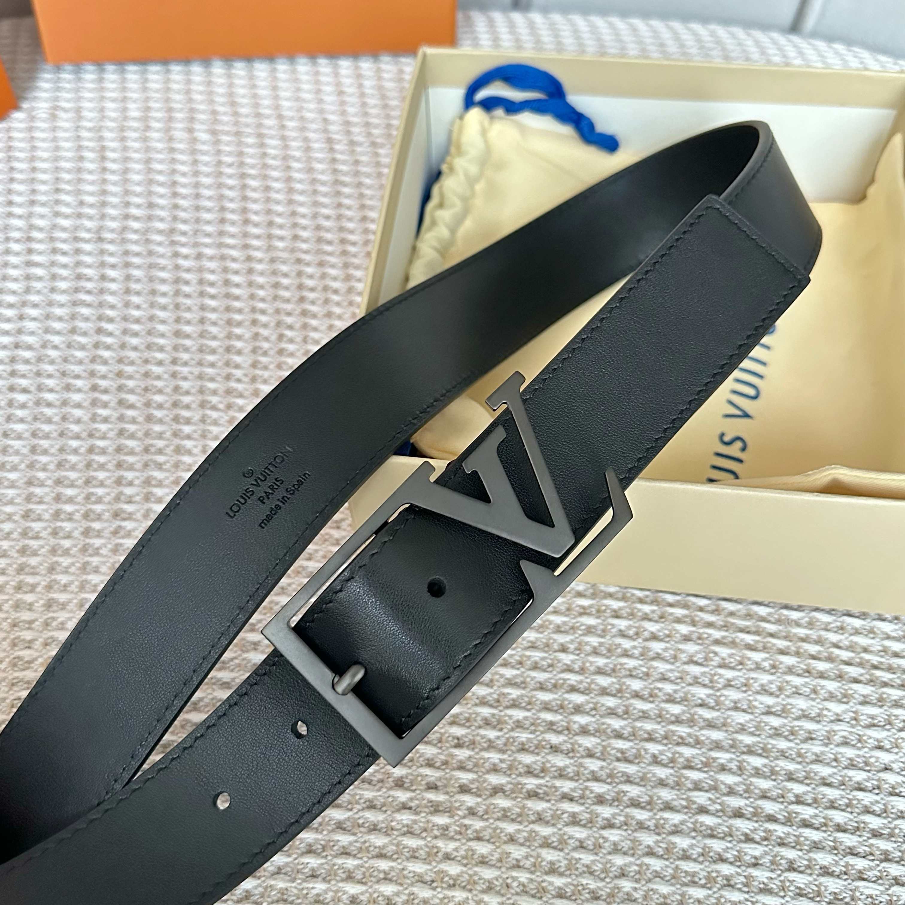 LOUIS VUITTON P255 原版包装 男士腰帶 35mm