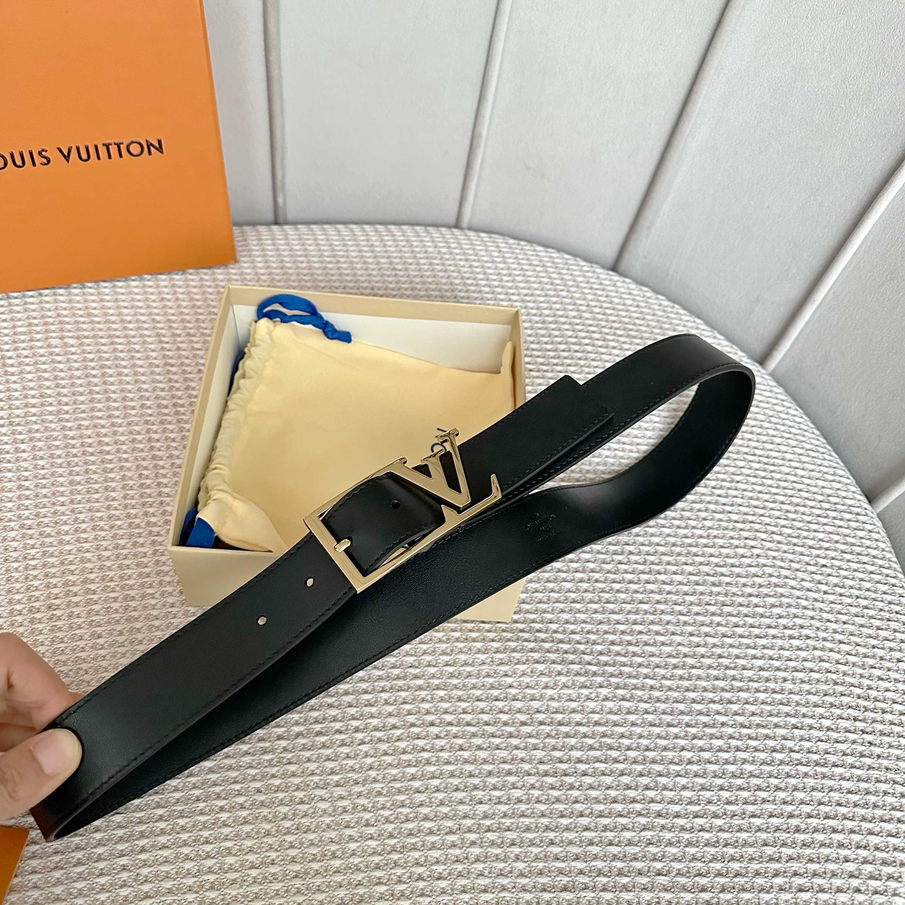 LOUIS VUITTON P255 原版包装 男士腰帶 35mm