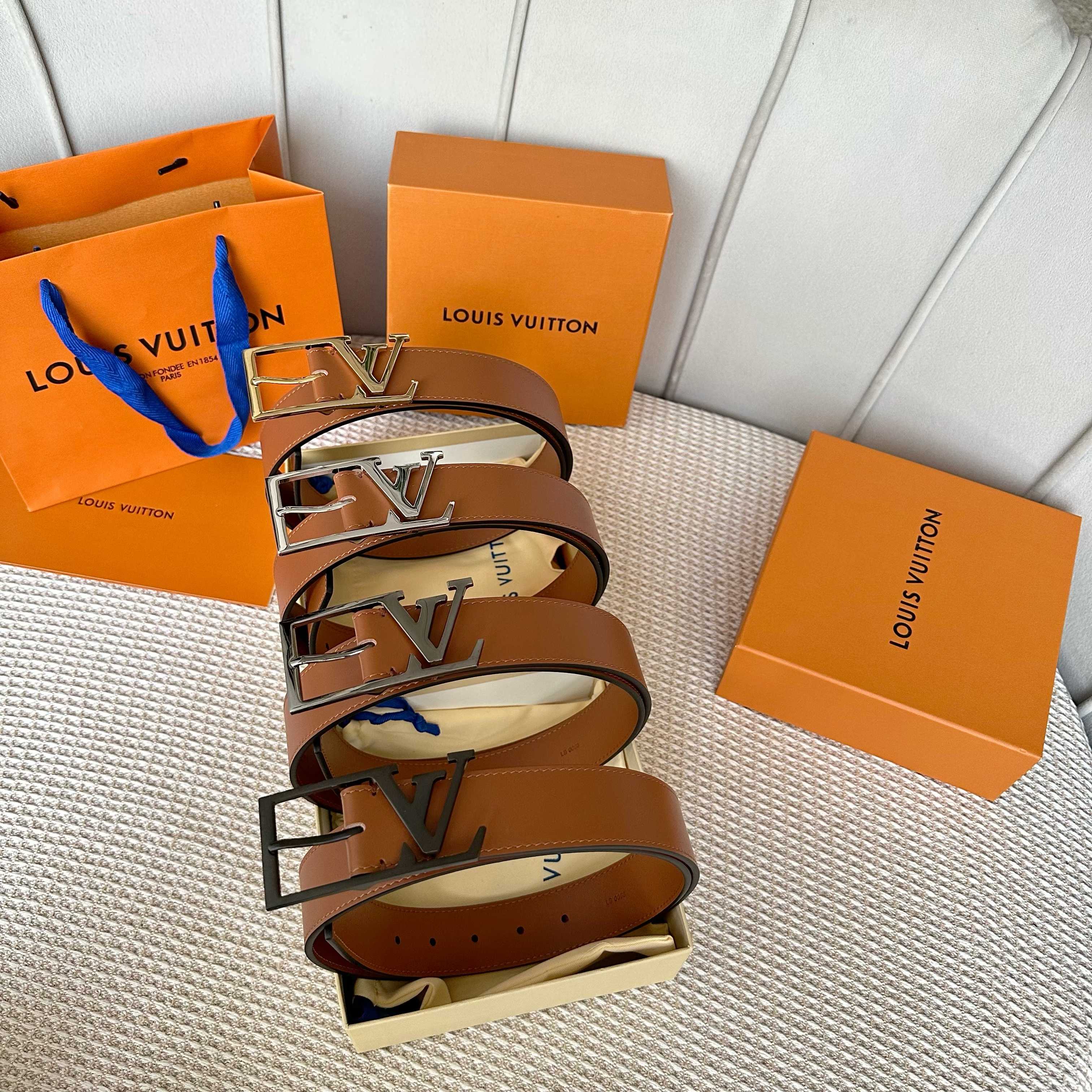 LouiS Vuitton P255 原版包装 男士腰帶 35mm