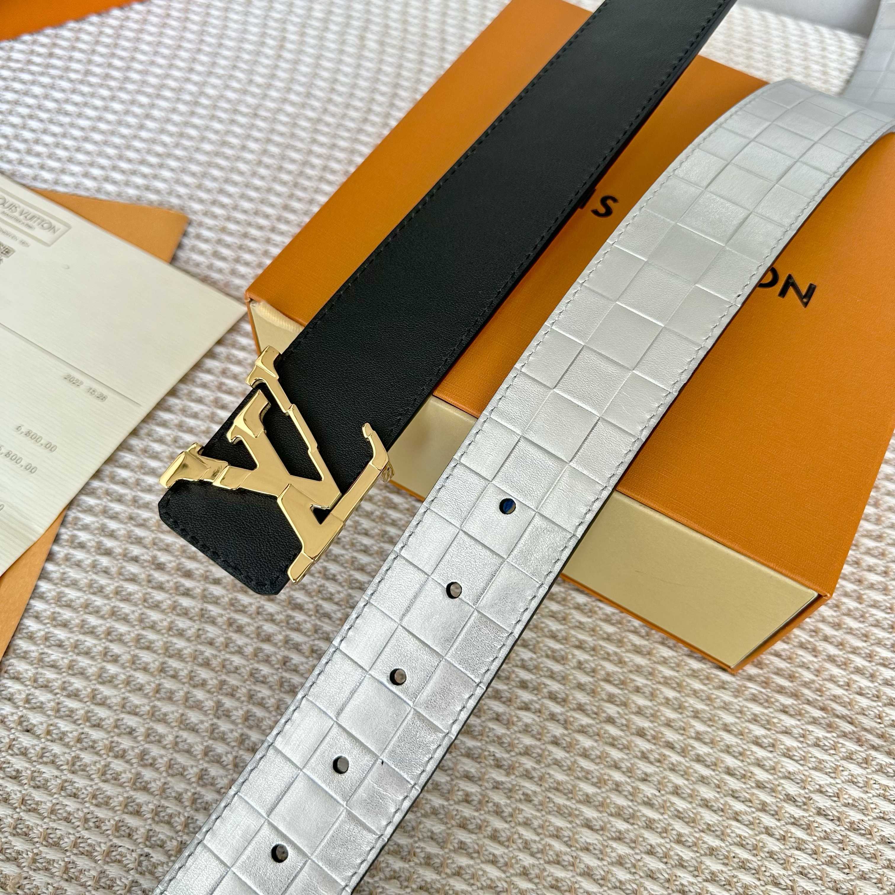 LOUIS VUITTON P：255 原版包裝 40mm幅 小牛皮仕様