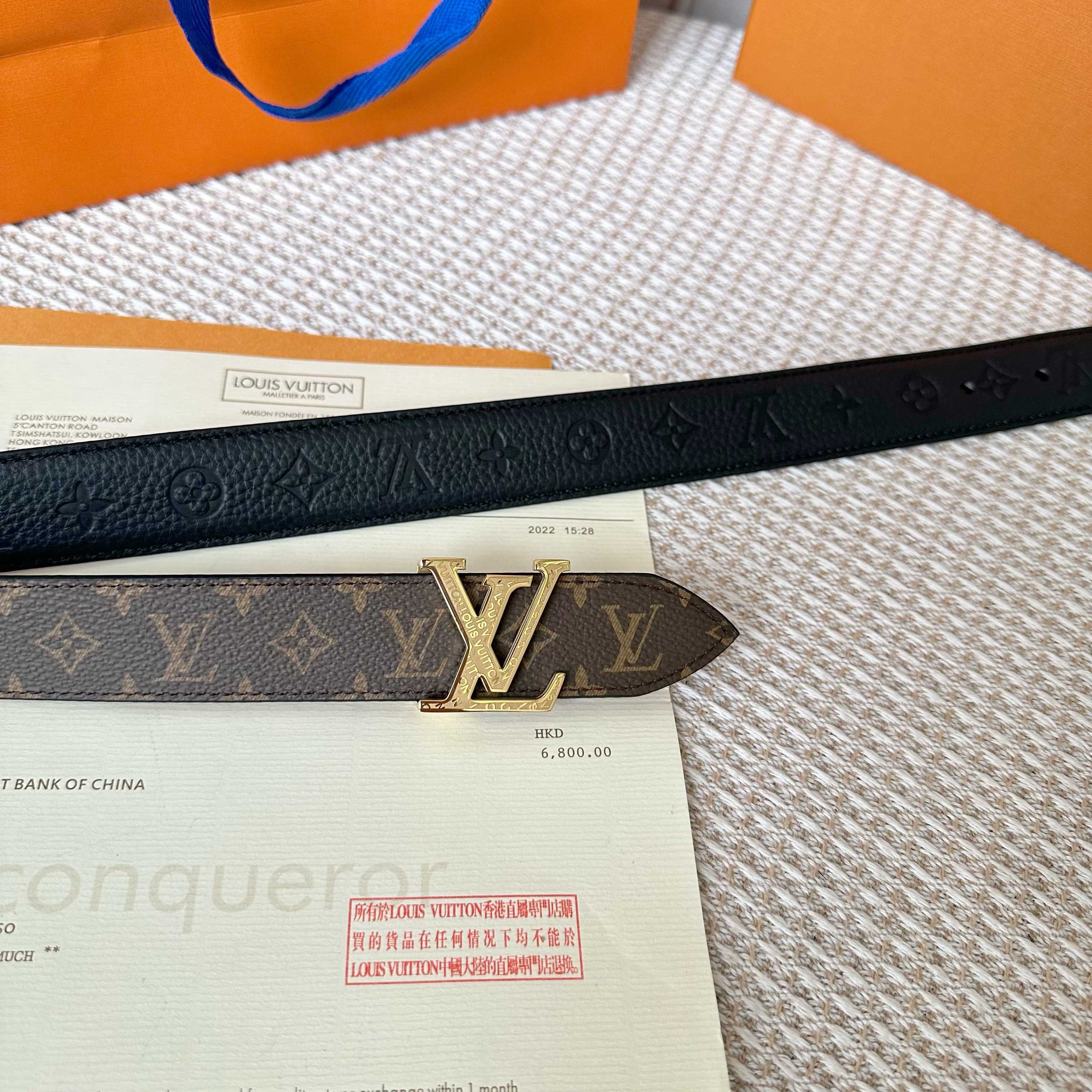 LOUIS VUITTON P255 レディース原単腰帯 - 両面使用可能なスタイリッシュデザイン