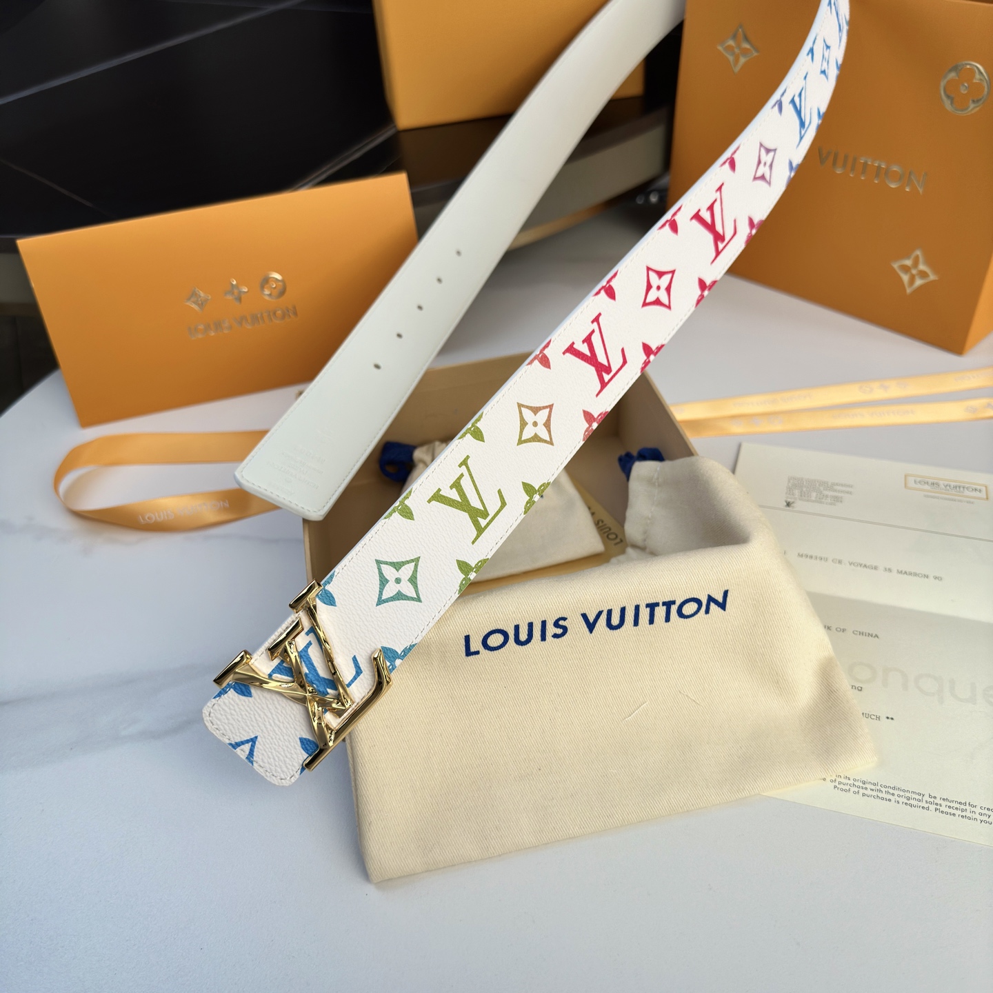 LOUIS VUITTON P：255 ベルト - 40mm 幅・ダブルフェイス仕様