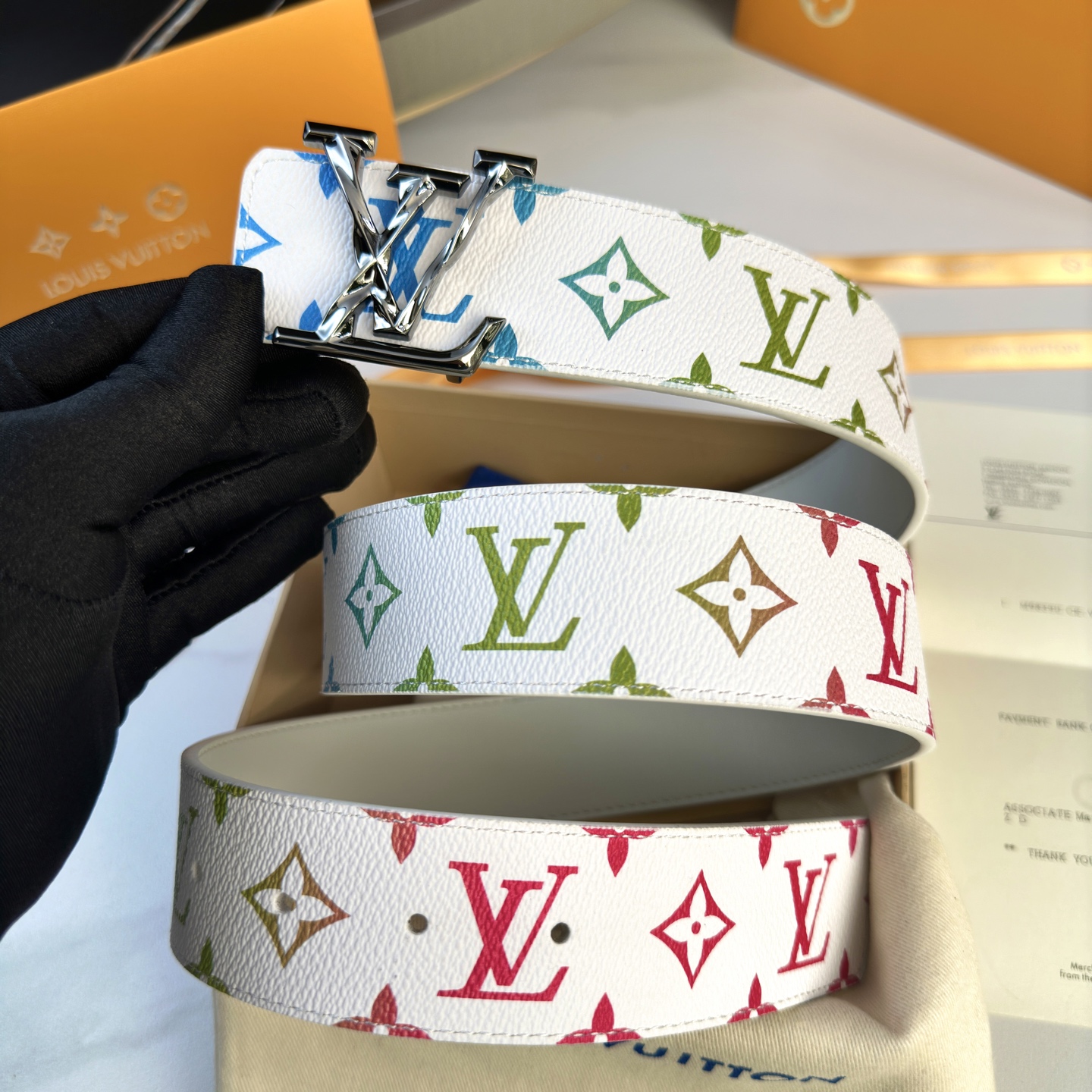 LOUIS VUITTON P:255 ベルト - 40mm 幅、ダブルサイド使用可能