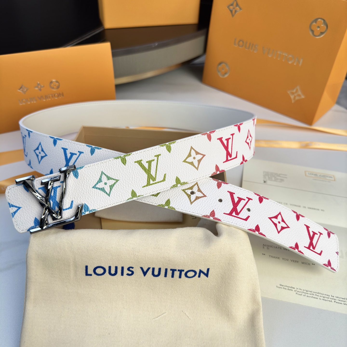 LOUIS VUITTON P:255 ベルト - 40mm 幅、ダブルサイド使用可能