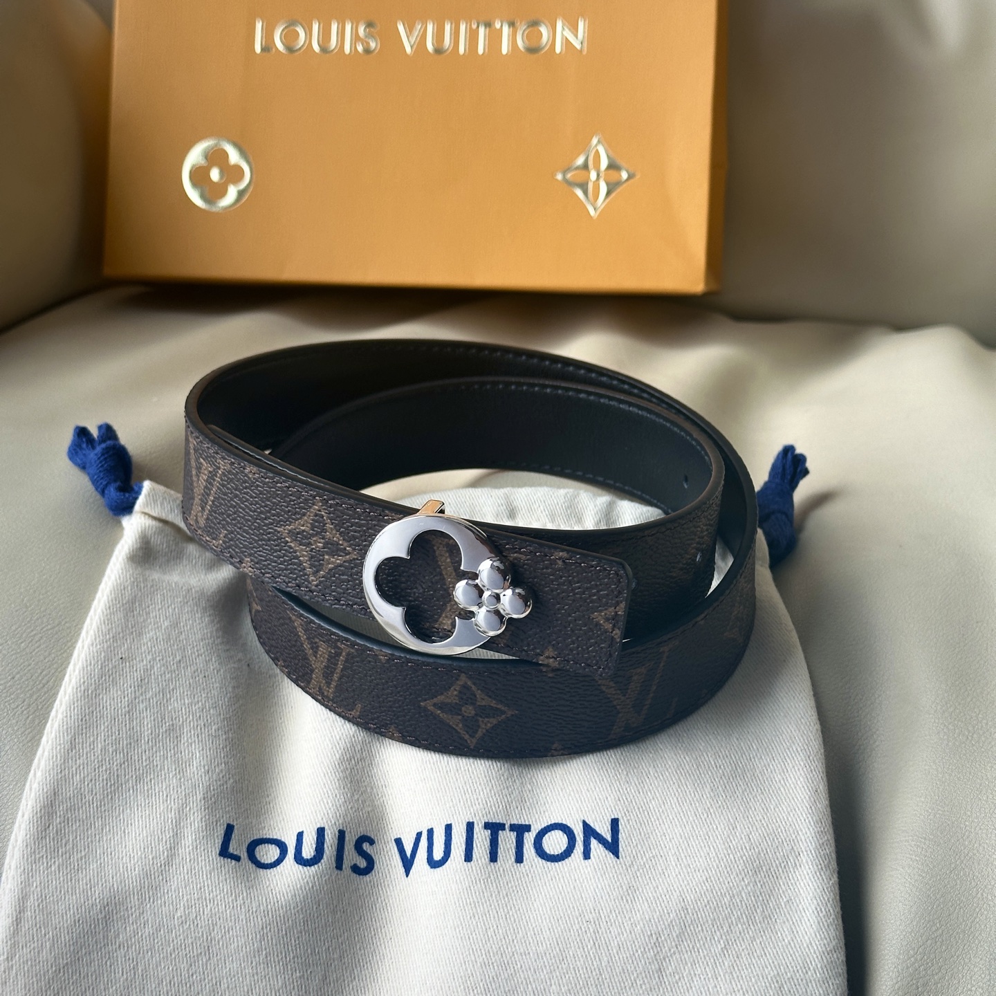 Louis Vuitton’s New Season: Classic Bouquet with Soft Veal Floor, 30mm Wide, 5 Golds. - 图片 2
