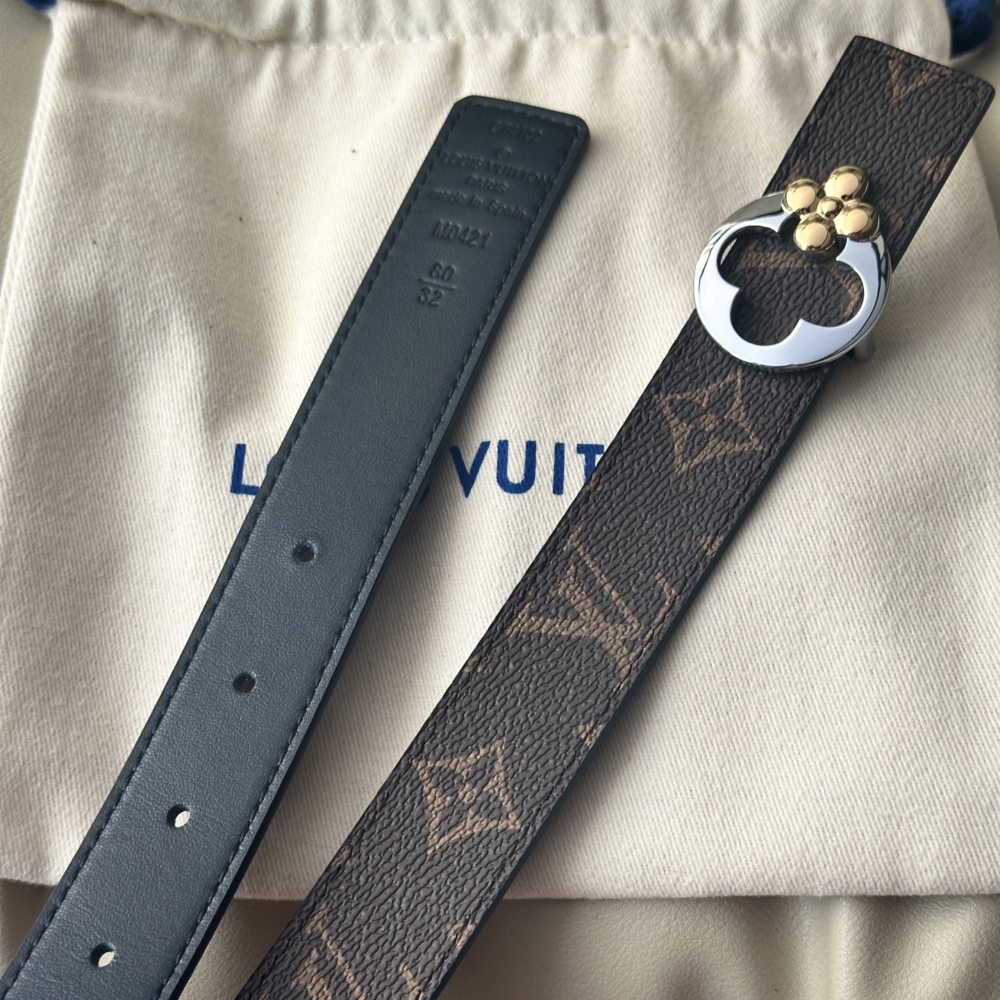 “Ms. Louis Vuitton’s Classic 30mm Wide Bouquet with Soft-Faced Veal Floor” - 图片 6