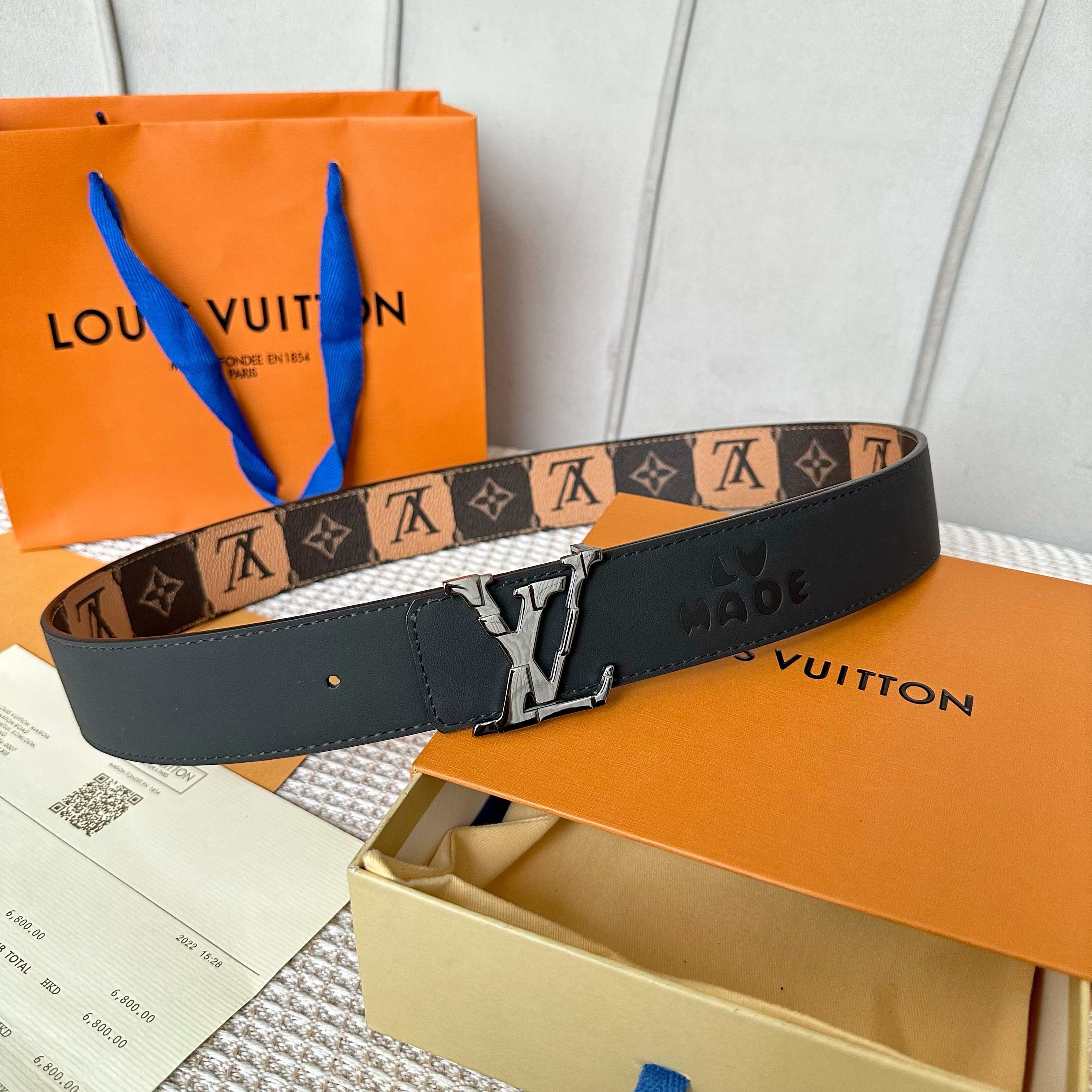 
         L0UIS VUITT0N 專櫃最新升級版本 寬度40毫米 精湛工藝定制帆布面料襯托