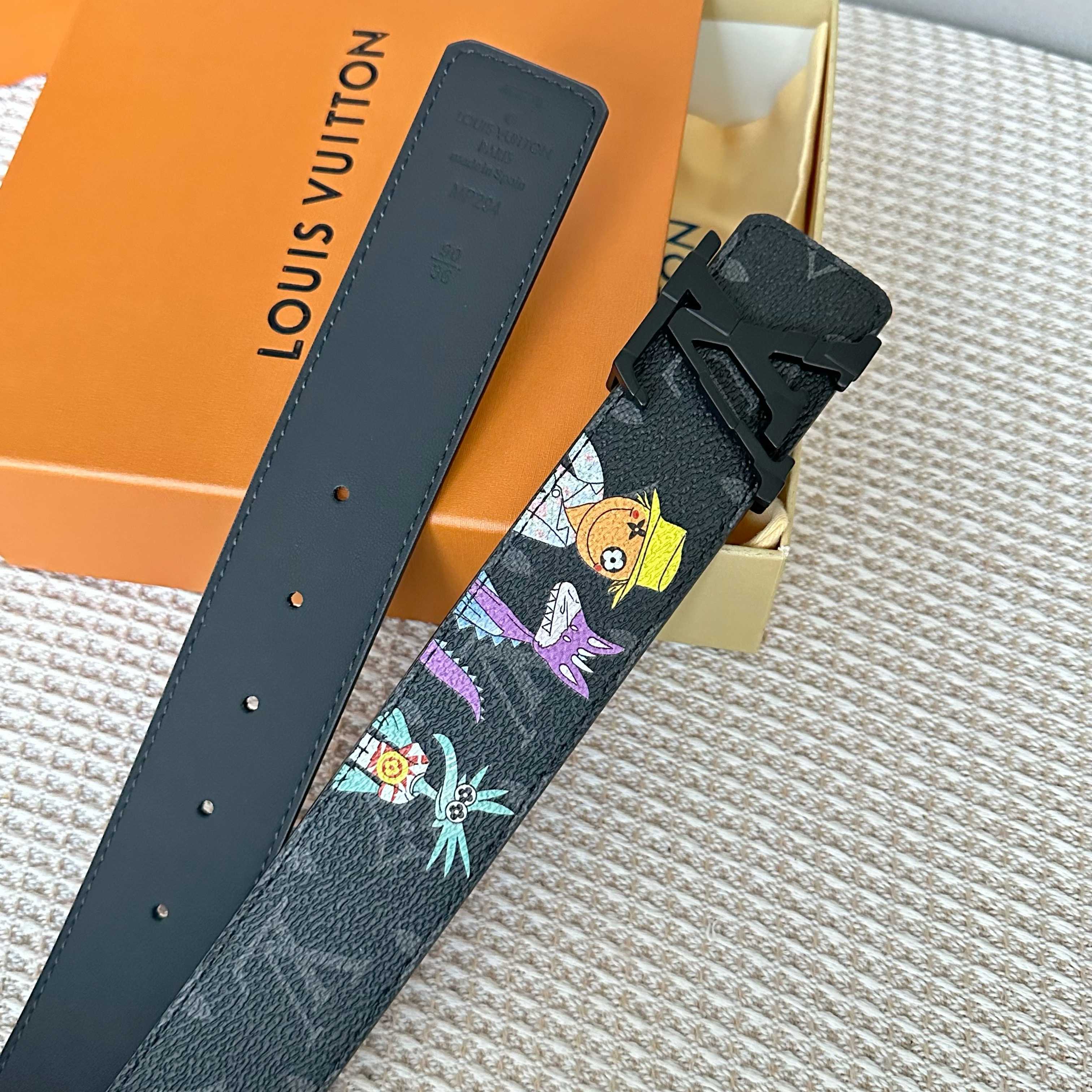  L0UIS VUITT0N 專櫃最新升級版本 寬度40毫米 精湛工藝定制帆布面料襯托進口小牛皮底  搭