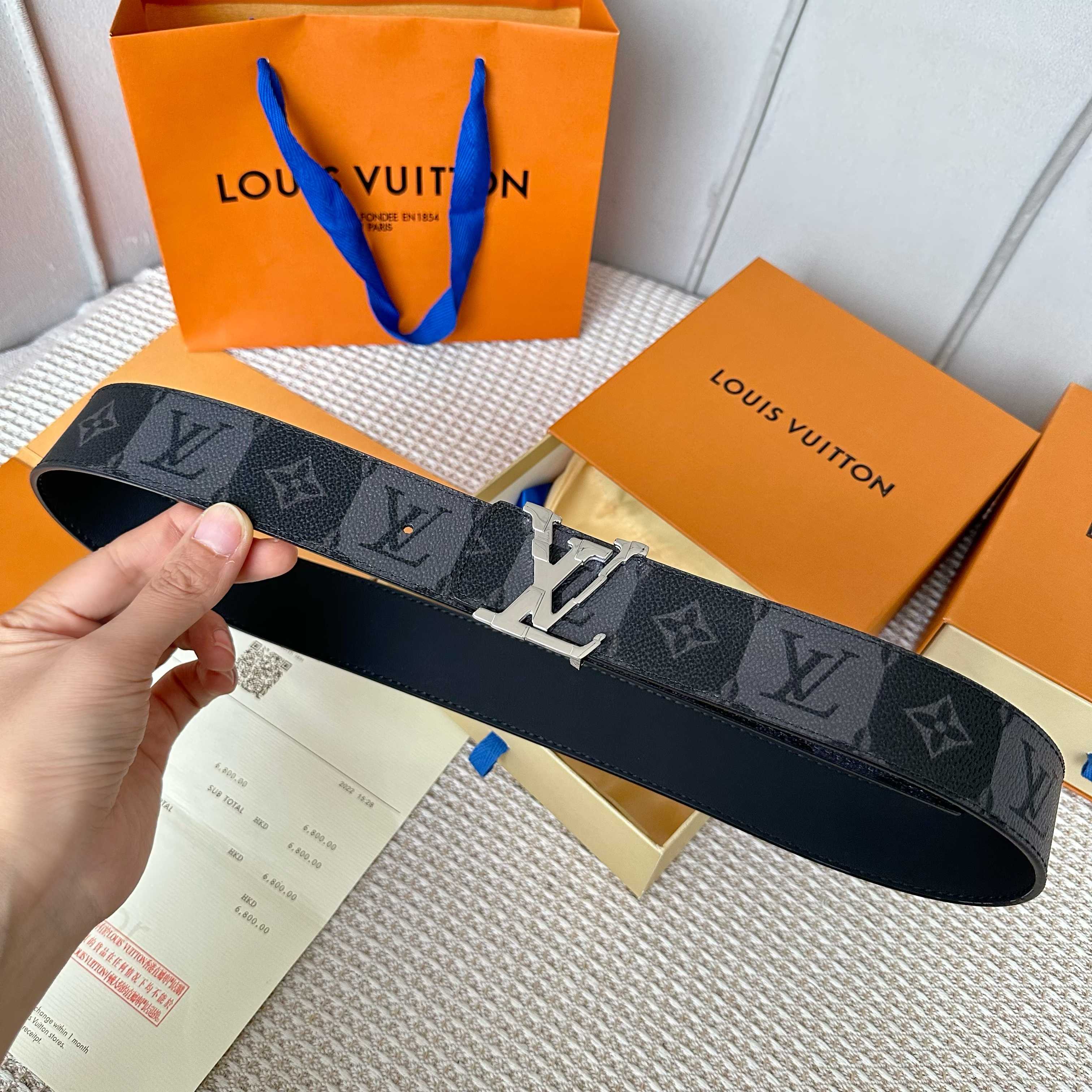  L0UIS VUITT0N 專櫃最新升級版本 寬度40毫米 精湛工藝定制帆布面料襯托進口小牛皮底  搭