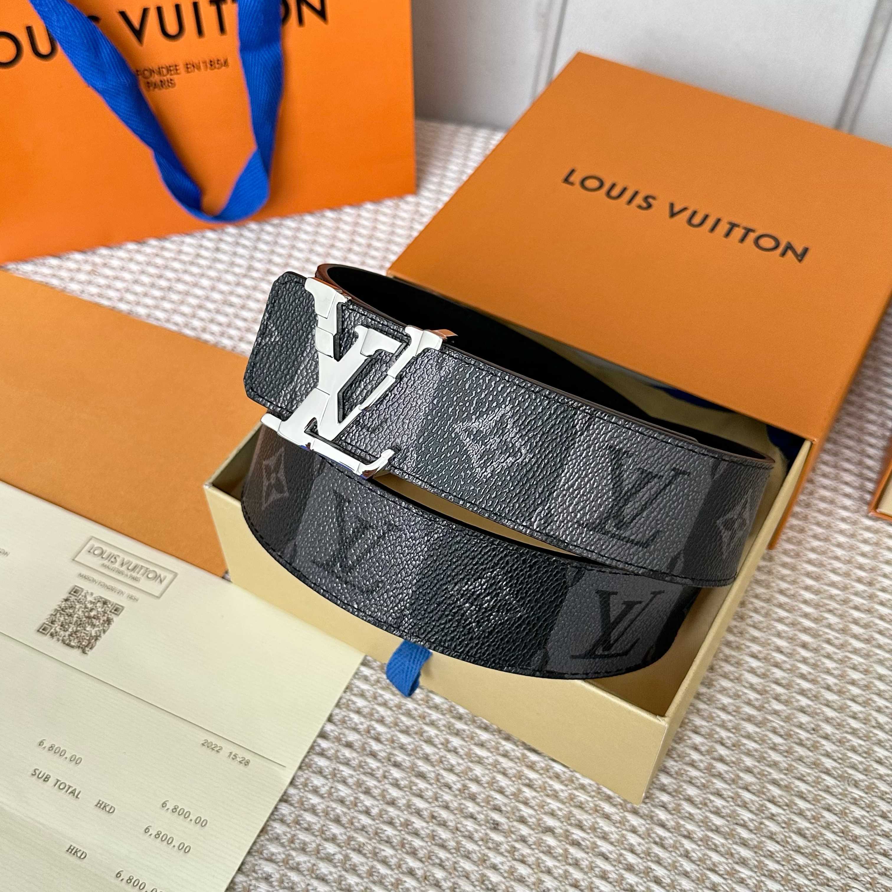  L0UIS VUITT0N 專櫃最新升級版本 寬度40毫米 精湛工藝定制帆布面料襯托進口小牛皮底  搭