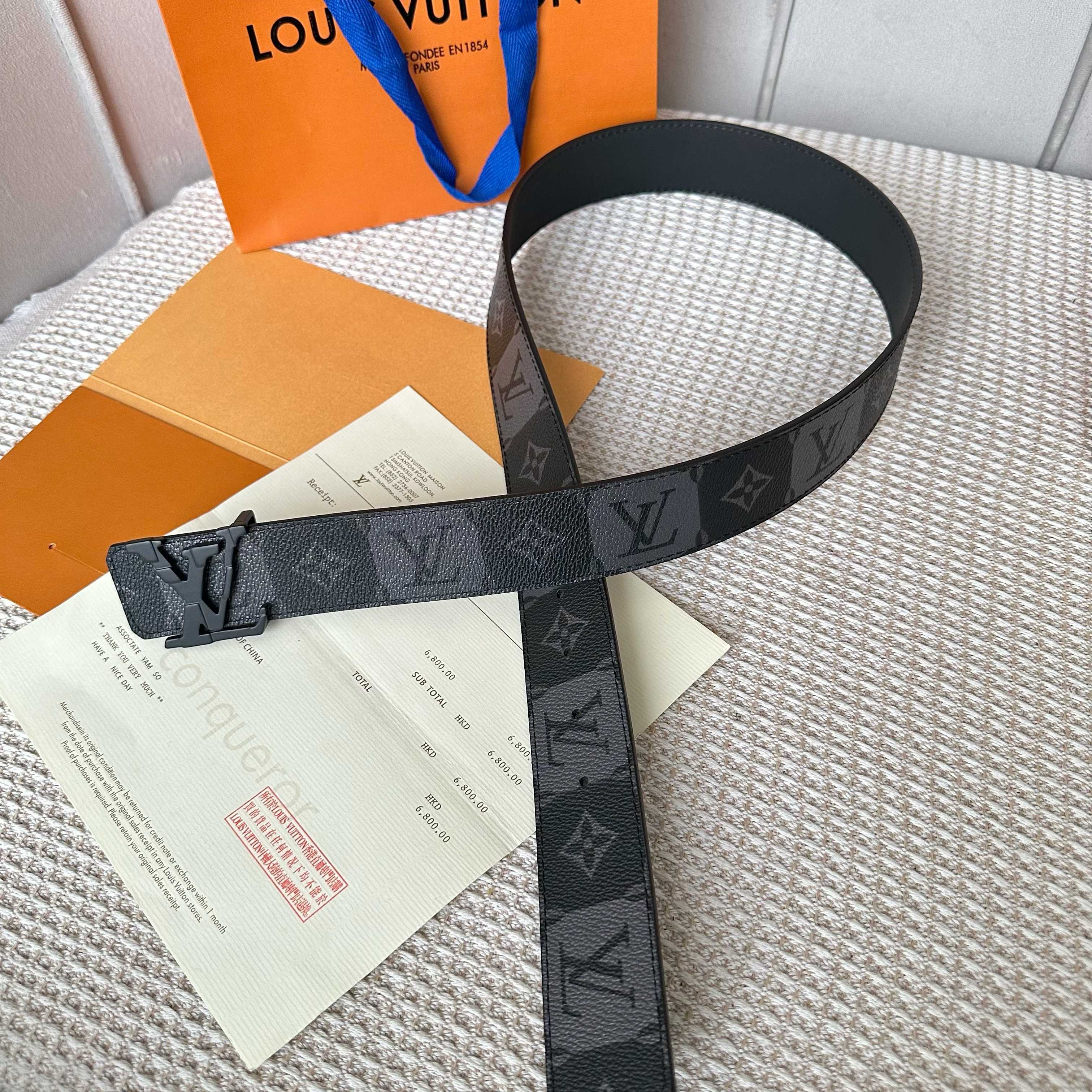  L0UIS VUITT0N 專櫃最新升級版本 寬度40毫米 精湛工藝定制帆布面料襯托進口小牛皮底  搭