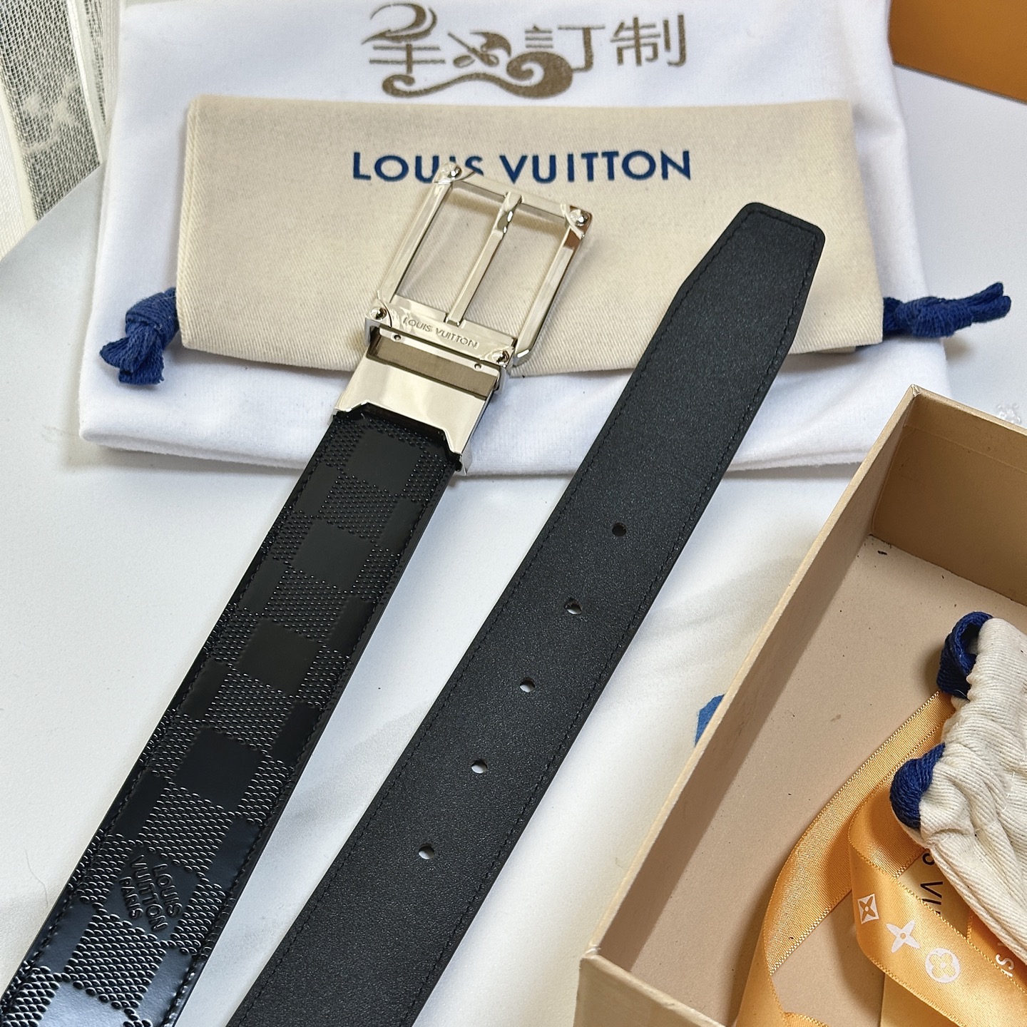 L驢家今季新品 男士原單腰帶 寬度35毫米 經典雙面牛皮壓格紋 進口油邊 搭配低調針扣五金 適合沈穩低調