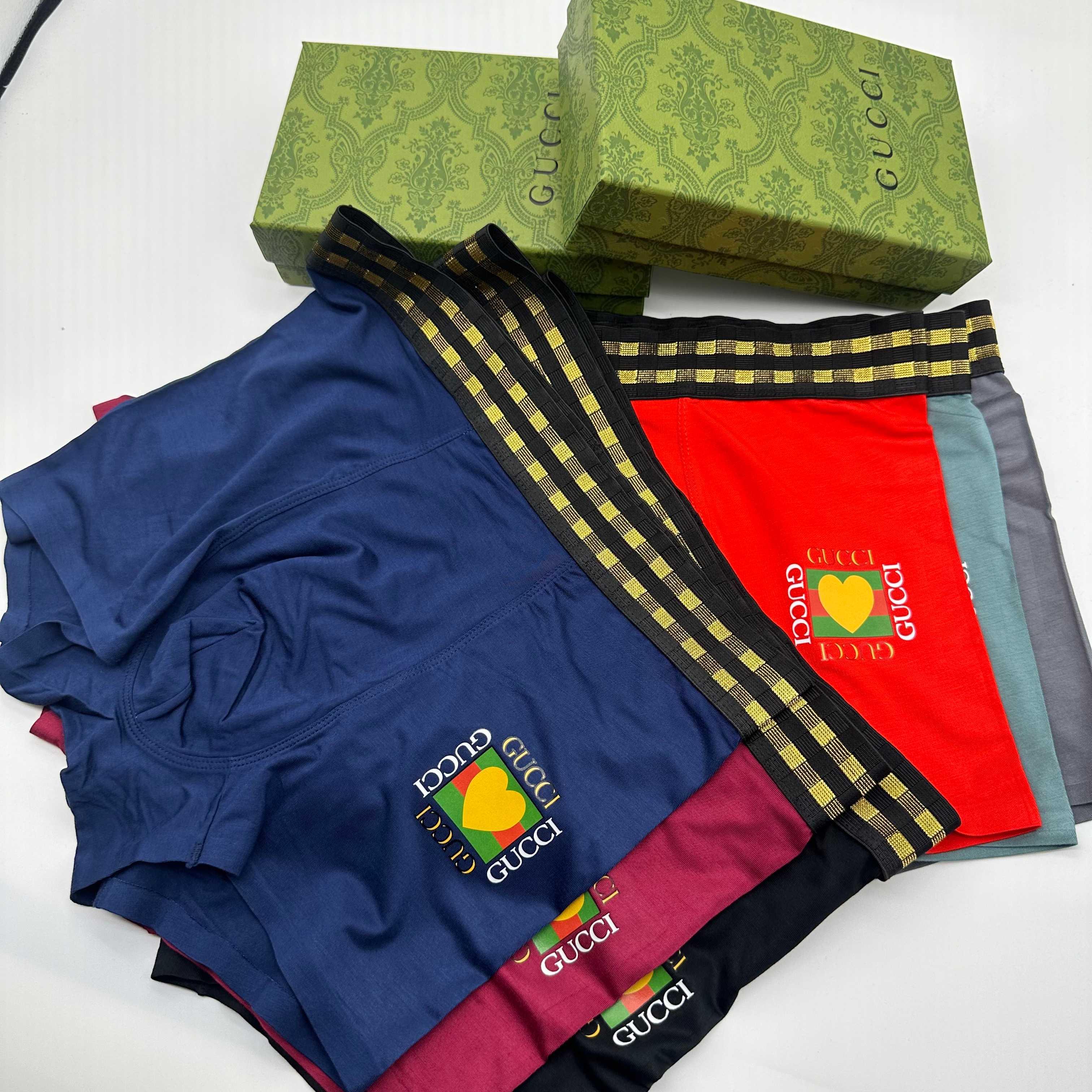 🔥🔥🔥GUCCI 古奇 原单品质，精品盒装男士内裤！外贸国外订单，高品质，无痕切割工艺 科学配 93%莫