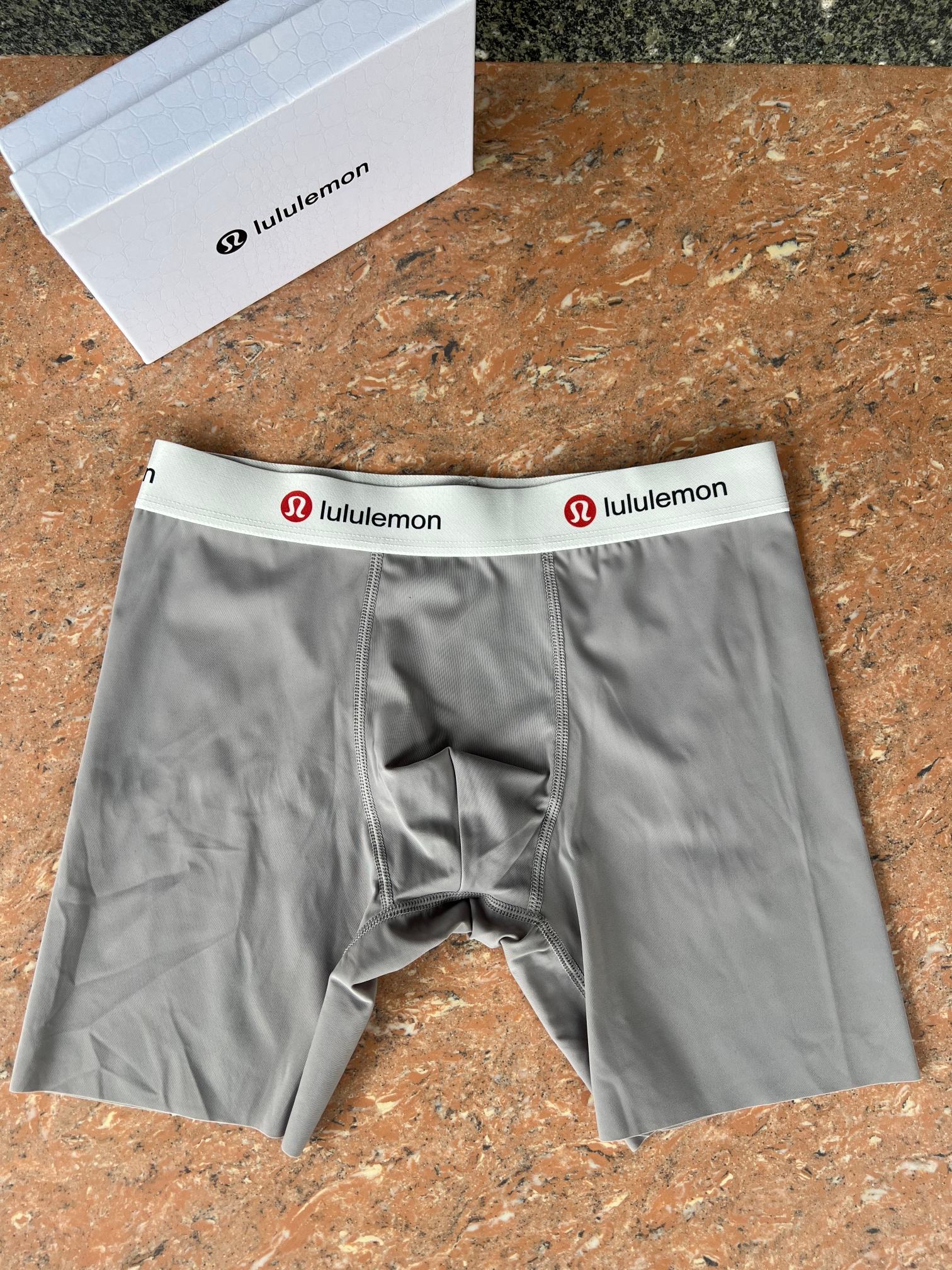 新品长款！lululemon露露！原单品质！精品盒装男士内裤！外贸国外订单，高品质，真丝无痕切割工艺 科