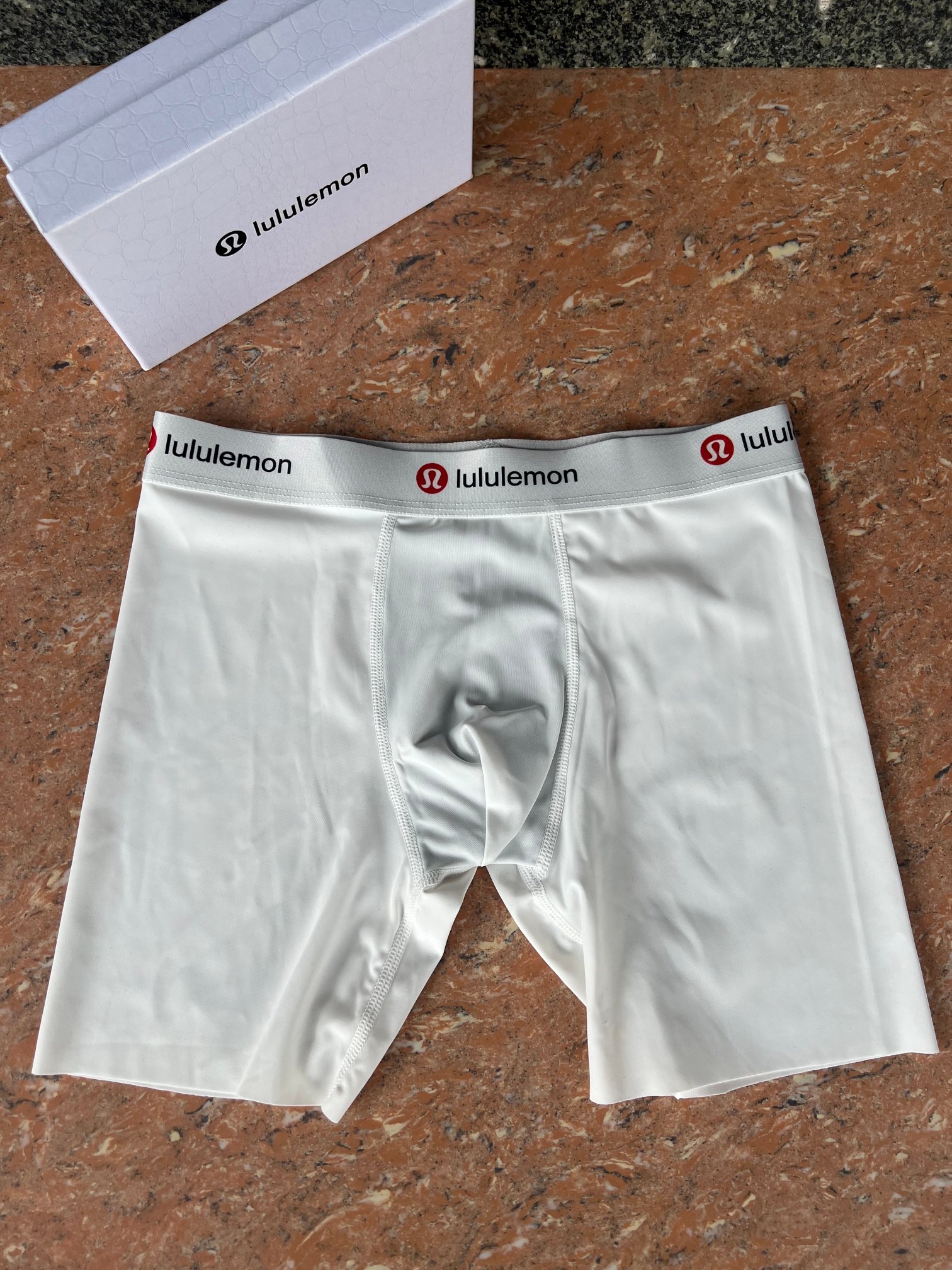 新品长款！lululemon露露！原单品质！精品盒装男士内裤！外贸国外订单，高品质，真丝无痕切割工艺 科
