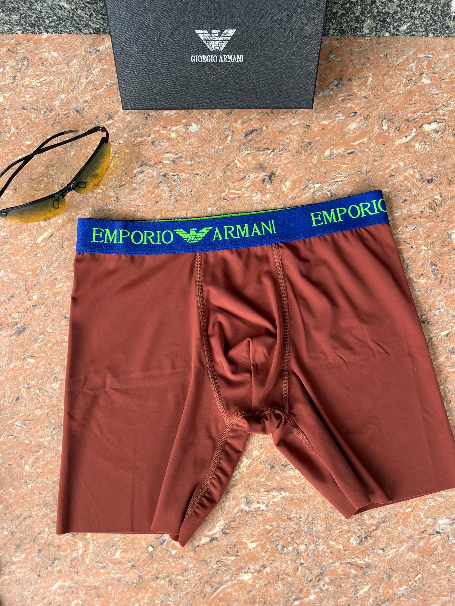 新品长款！armani 阿玛尼！原单品质！精品盒装男士内裤！外贸国外订单，高品质，真丝无痕切割工艺 科学