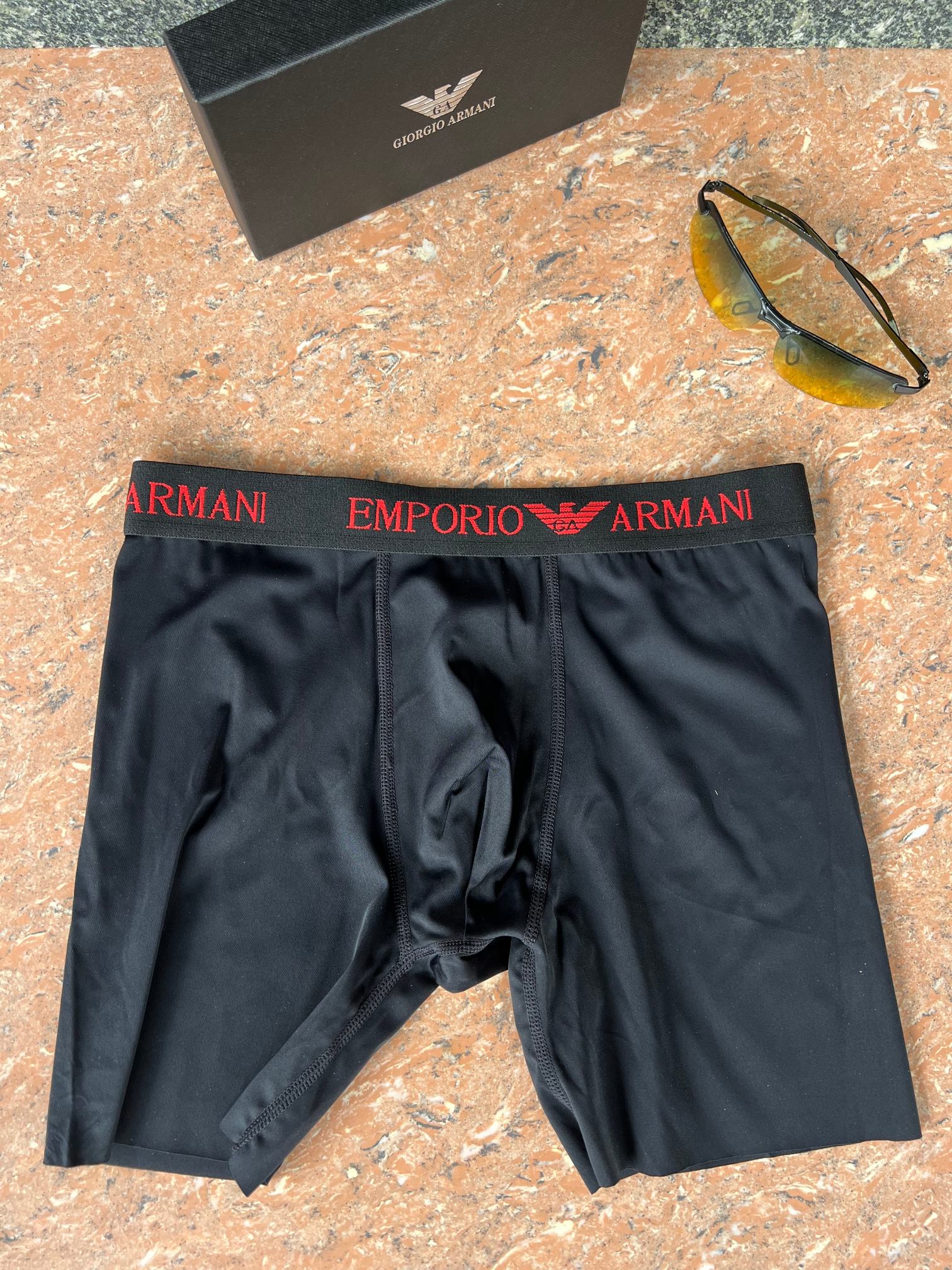 新品长款！armani 阿玛尼！原单品质！精品盒装男士内裤！外贸国外订单，高品质，真丝无痕切割工艺 科学