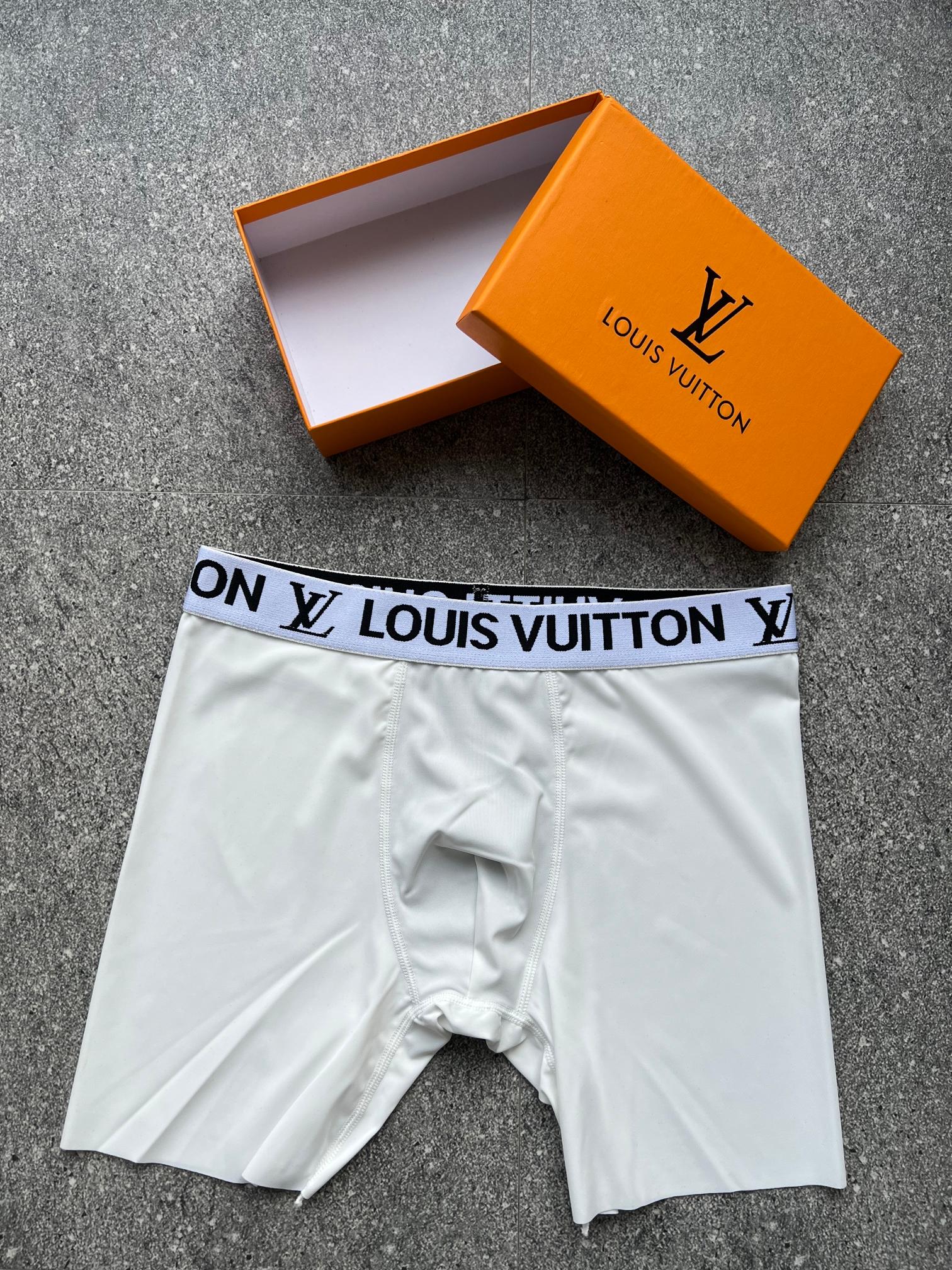 新品长款！！Louis Vuitton原单品质！精品盒装男士内裤！外贸国外订单，高品质，真丝无痕切割工艺