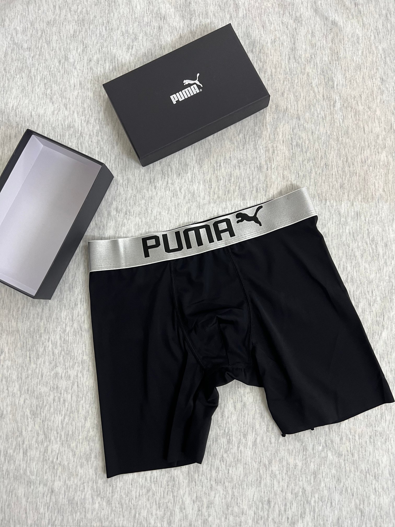新品长款！PUMA彪马！原单品质！精品盒装男士内裤！外贸国外订单，高品质，真丝无痕切割工艺 科学配比 丝