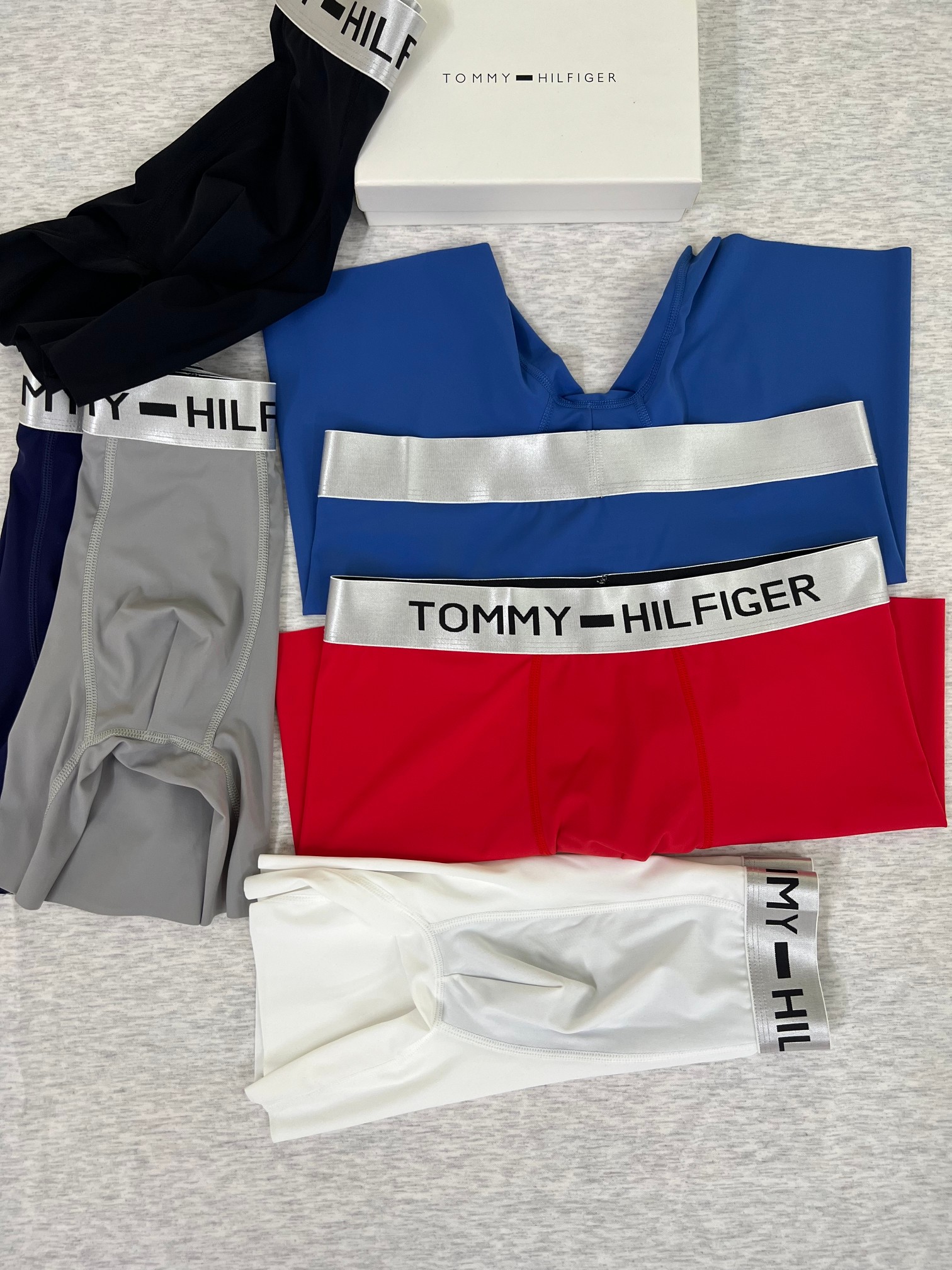 新品长款  ！TOMMY-HILFIGER原单品质！精品盒装男士内裤！外贸国外订单，高品质，真丝无痕切割