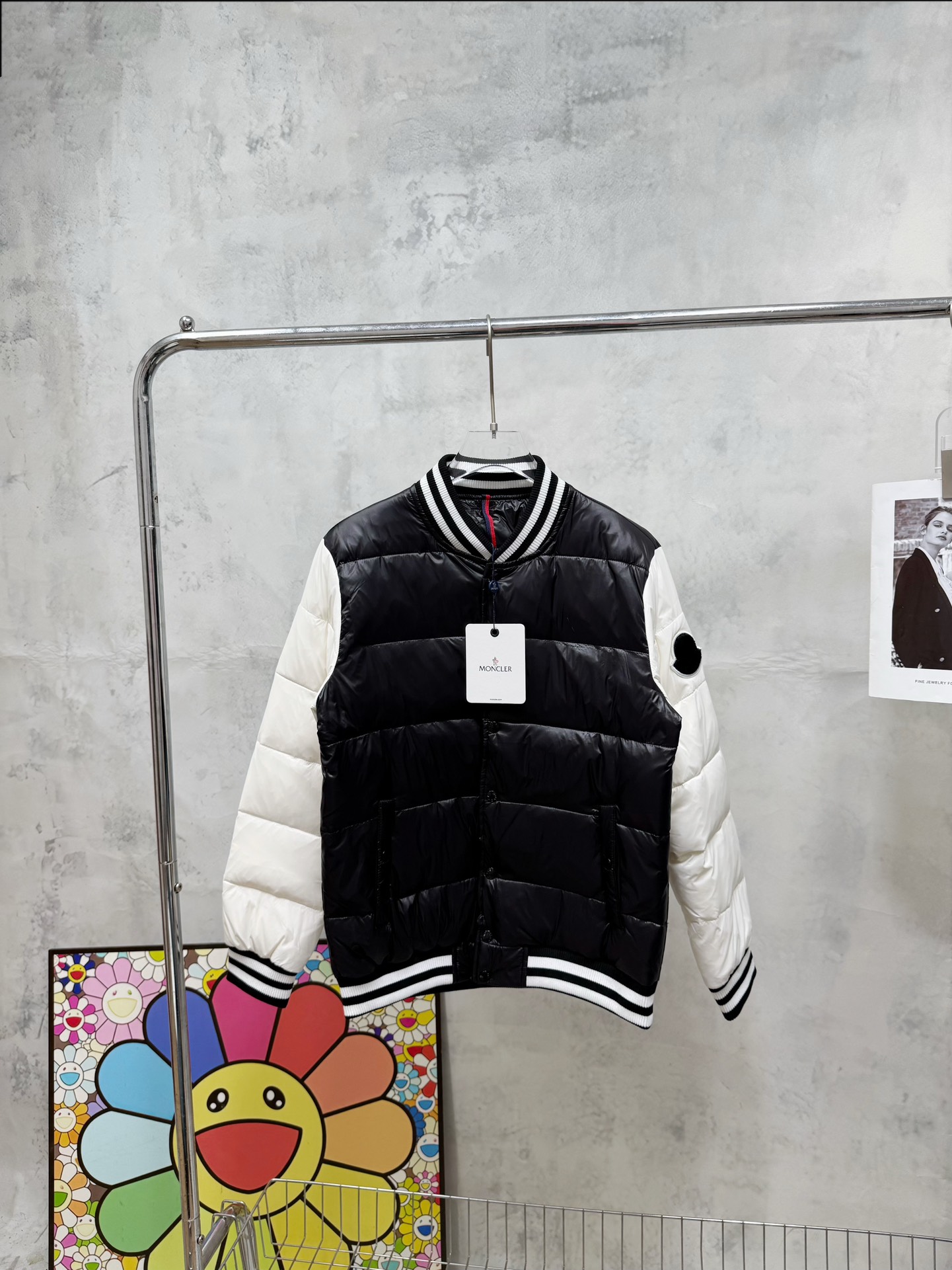 Moncler Clothing Coats & Jackets Down Jacket Best knockoff
 Black White Sewing Cotton Down Polyester Duck