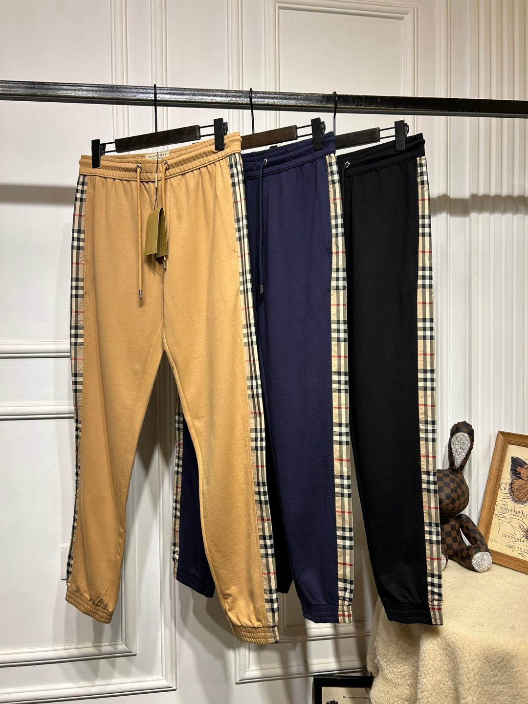 Buy Cheap
 Burberry Clothing Pants & Trousers Highest quality replica
 Apricot Color Black Blue Grey Unisex Cotton Casual