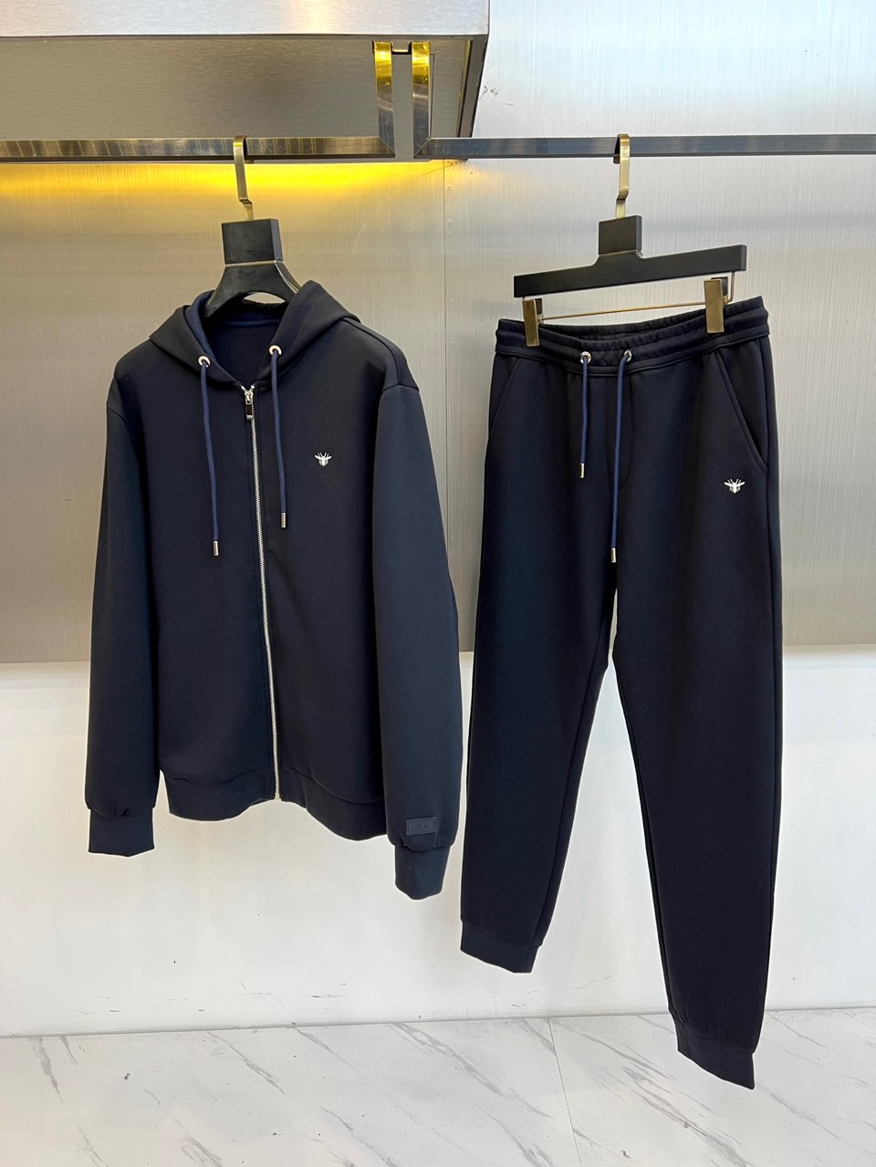 Dior Bee Embroidery Tracksuit Set