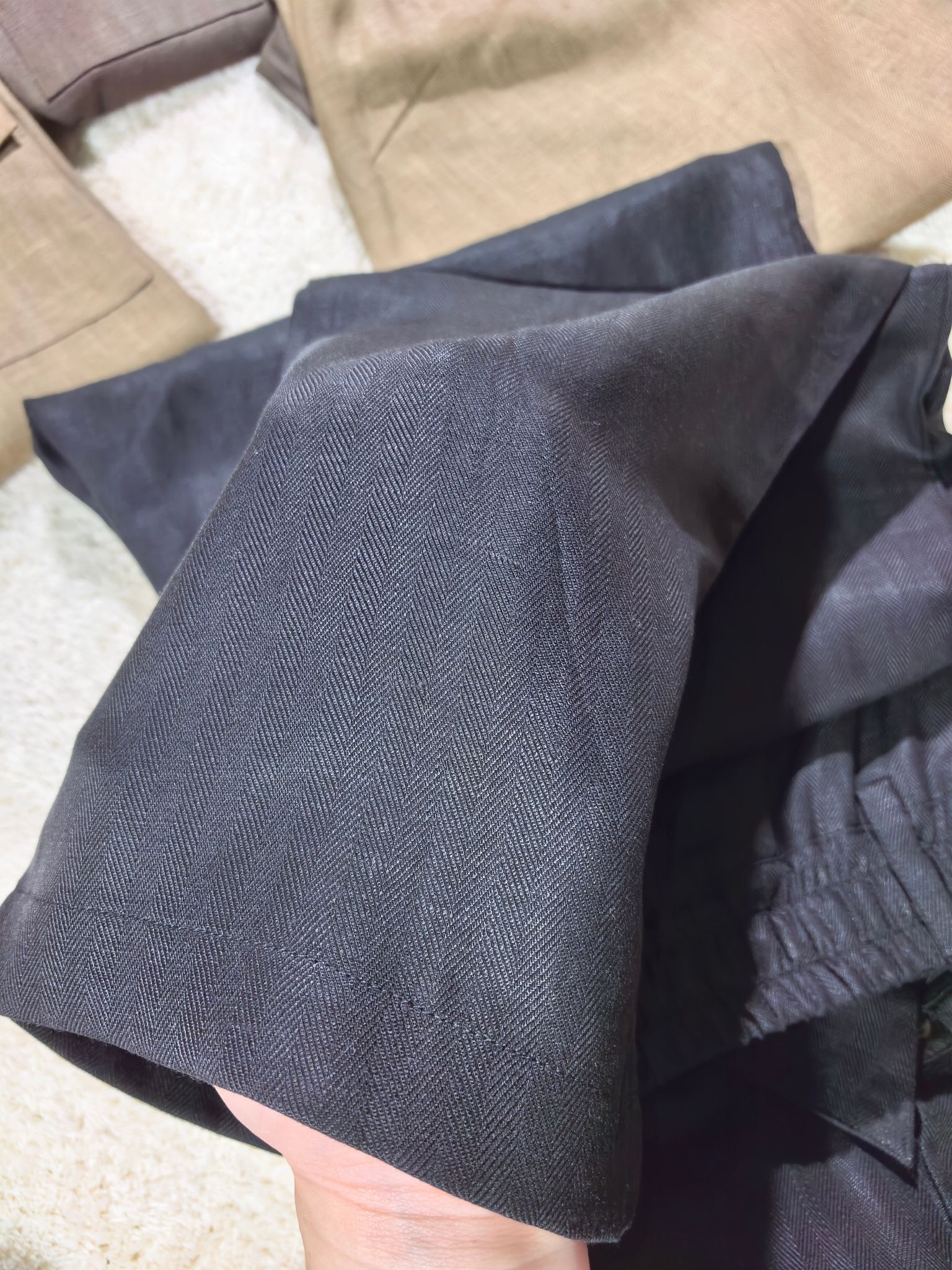 新品天丝麻料套装4色  Loro Piana（诺悠翩雅）一套/套2026高端品质专柜，贸易公司渠道稀出，