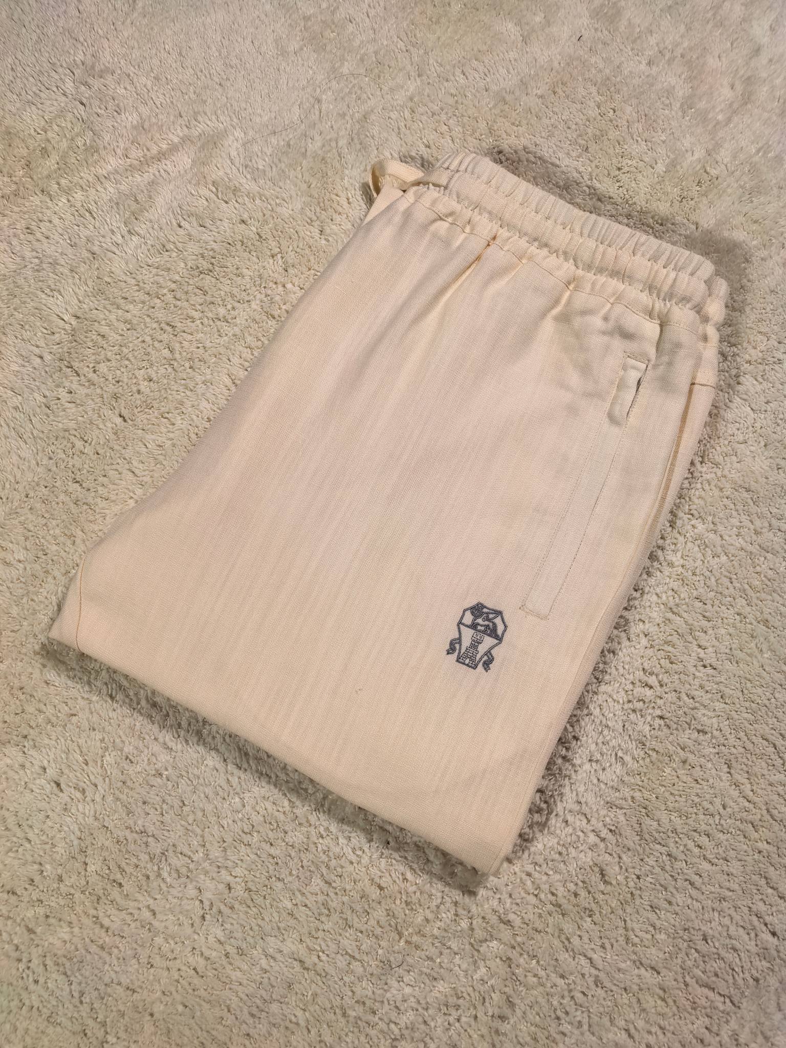新品天丝麻料套装4色 Brunello Cucinelli-BC 一套不拆/套2026高端品质专柜，贸易