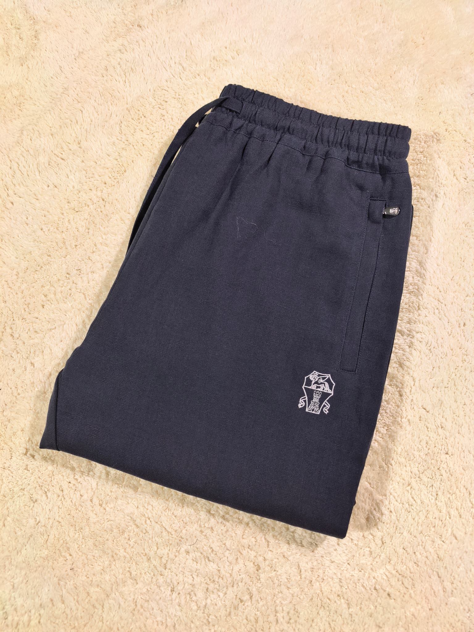 新品天丝麻料套装4色 Brunello Cucinelli-BC 一套不拆/套2026高端品质专柜，贸易