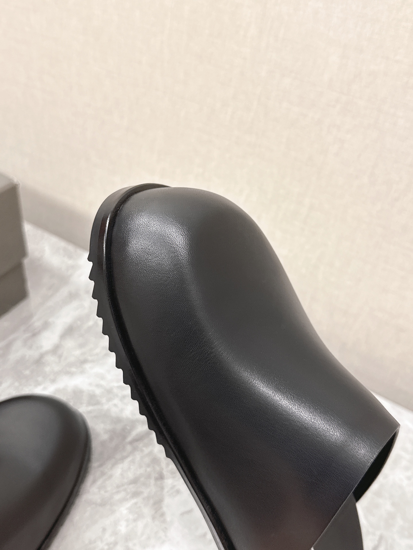 Rick Owens Crazy Bandage Couple Slippers Suede Black Handmade 7 i1742639639 5647 0