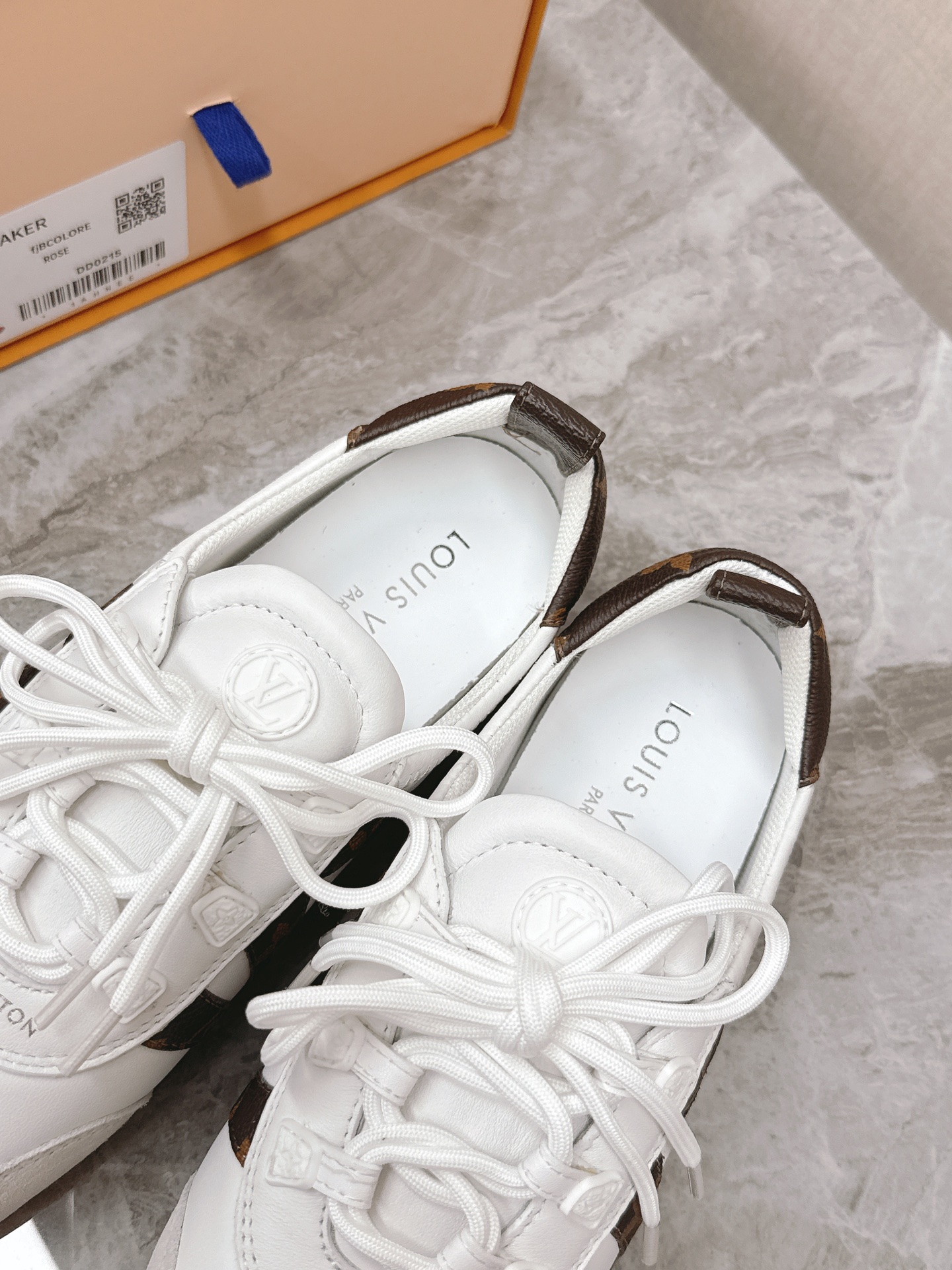 Louis Vuitton Sneakerina Ballet Shoes: Leather, Monogram Accents, Comfortable Fit 10 i1745400003 3224 0