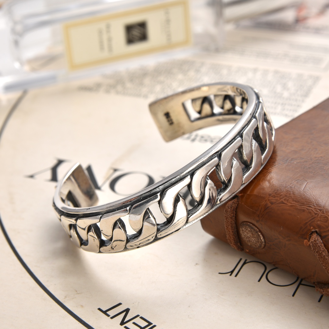 252 💰🔥 hot sale, european-american bracelet, 14 mm wide, 60 mm inside - 图片 5