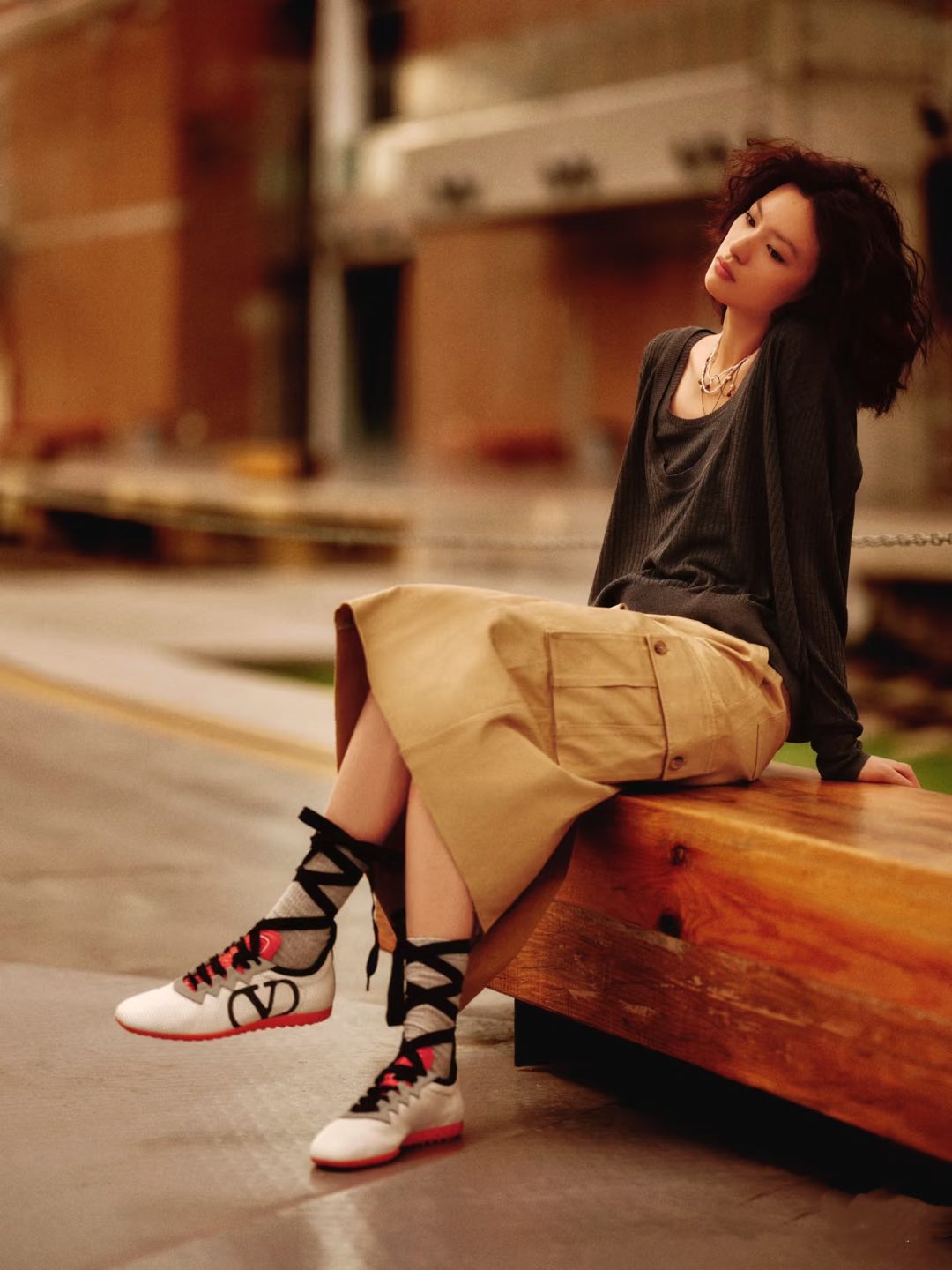 NO:234505,Footwear demonstration 2, casual shoes/sports shoes, sneakers19860909上脚示范2,休闲鞋/运动鞋,sneakers,Women's Shoes