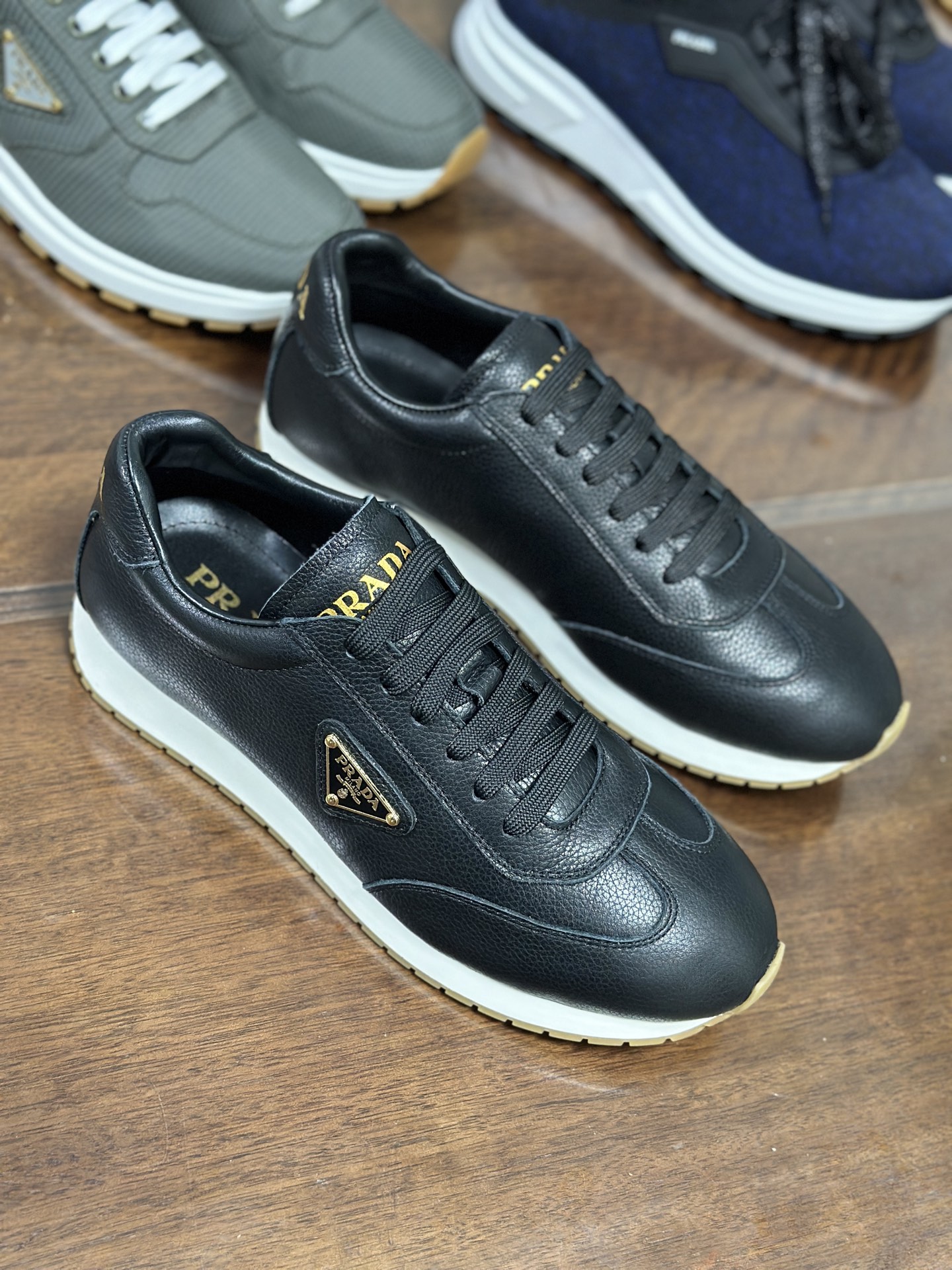 Prada Men's Leather Sneakers - Casual, Comfortable, and Stylish Footwear 3 i1745805071966 1355 0 1