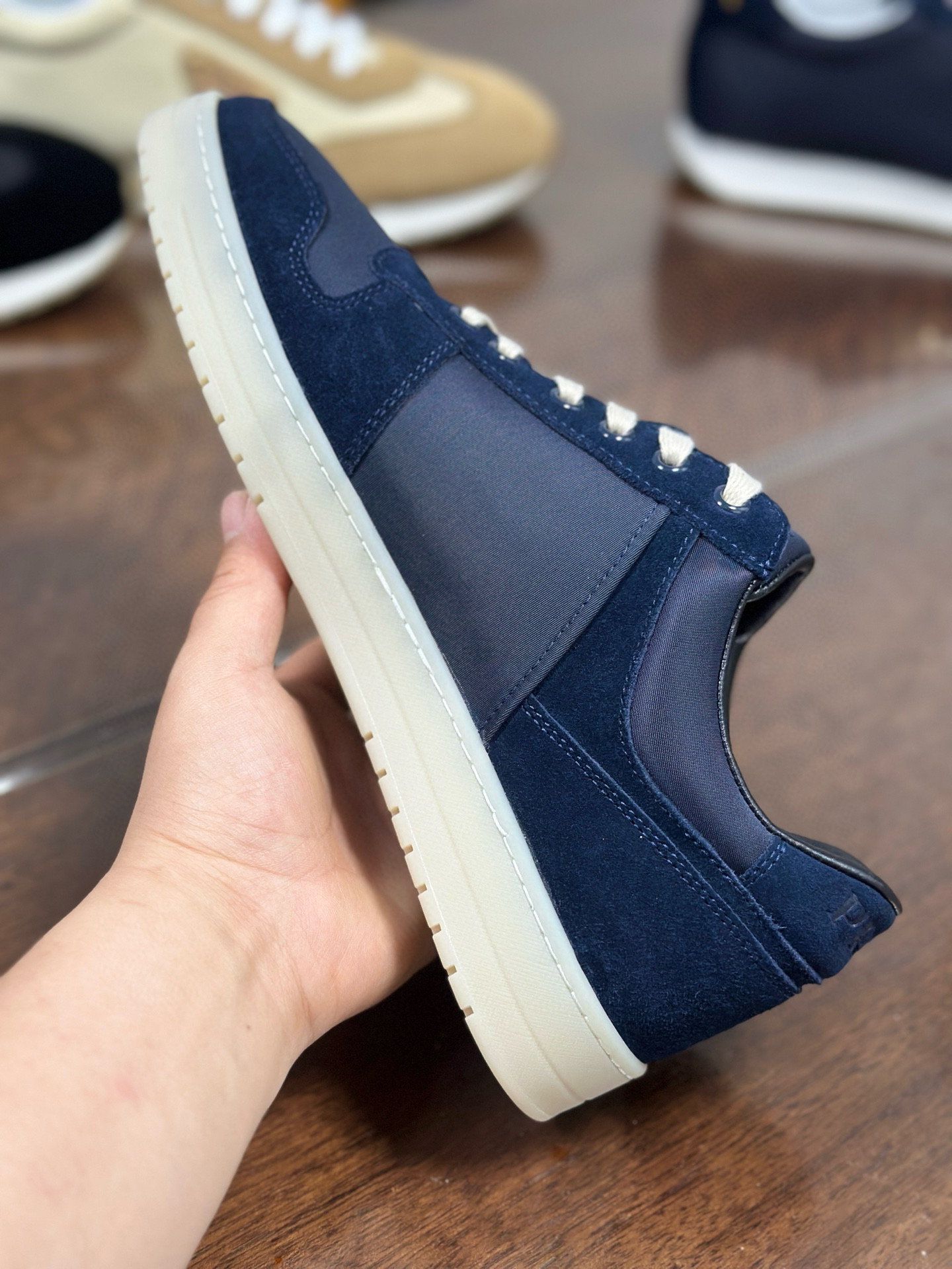Prada Men's Nappa Leather Sneakers with Metal Logo - Model 2EE375, Sizes 38-46 9 i1752198872703 1541 0 7