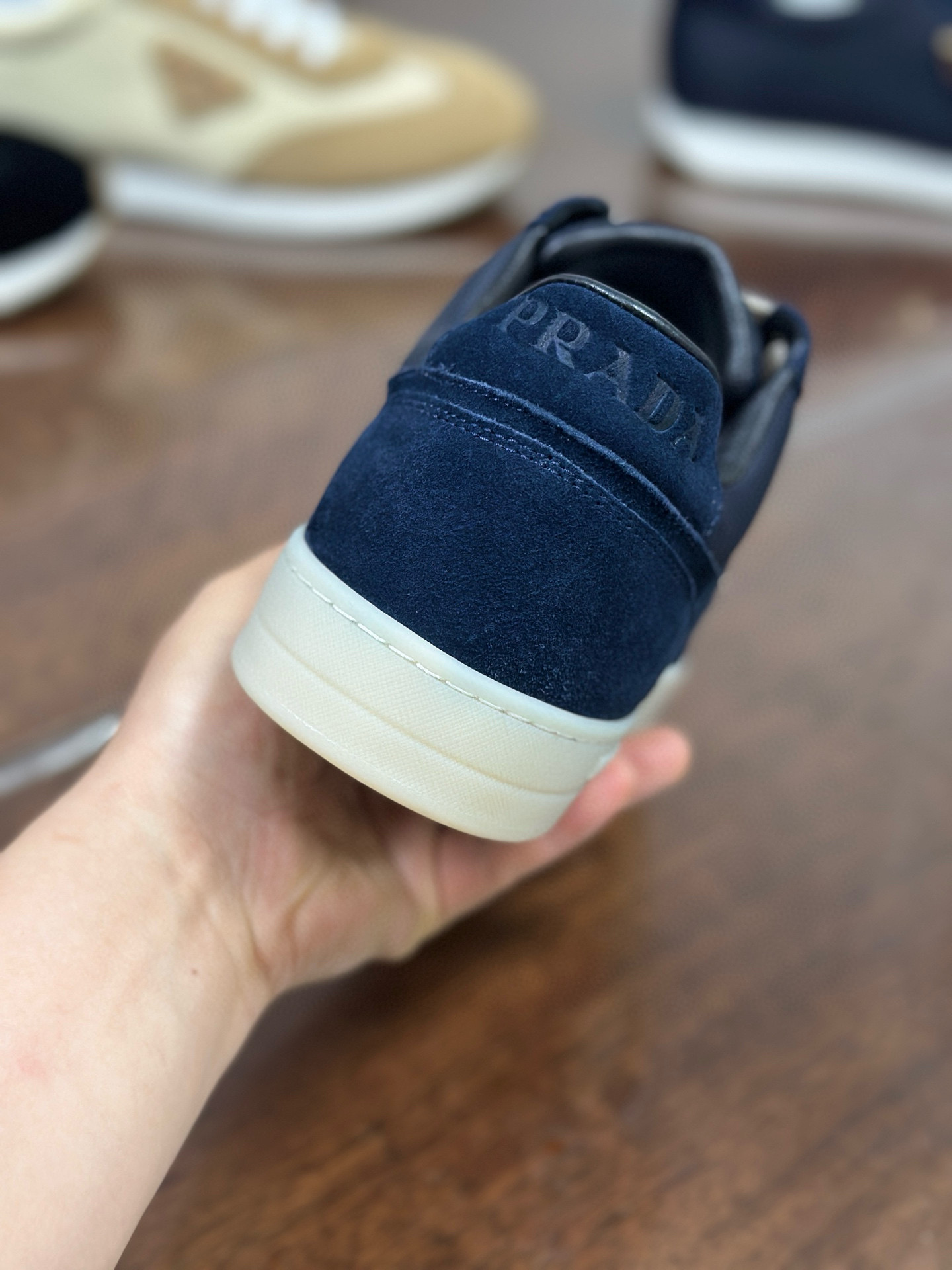 Prada Men's Nappa Leather Sneakers with Metal Logo - Model 2EE375, Sizes 38-46 7 i1752198872704 625 0 5