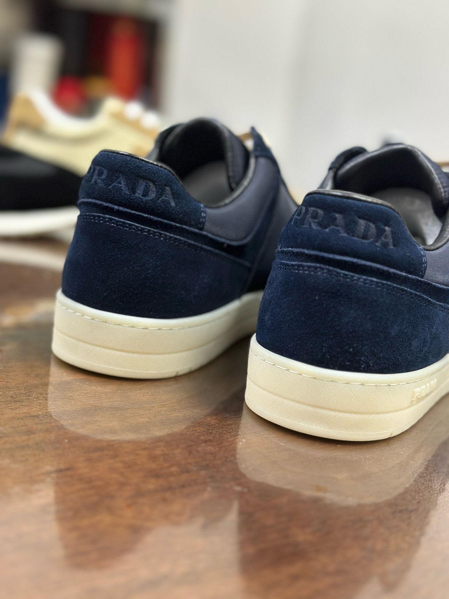 Prada Men's Nappa Leather Sneakers with Metal Logo - Model 2EE375, Sizes 38-46 4 i1752198873078 2557 0 2