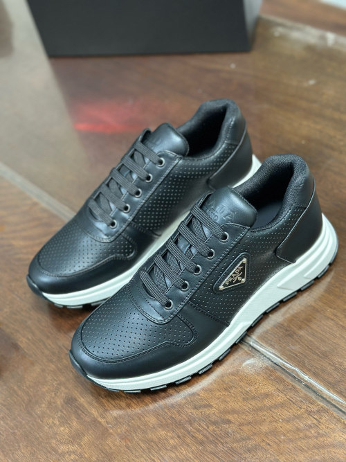 Prada Black Leather Sneakers for Men | Comfortable & Stylish Shoes 1 Prada Black Leather Sneakers for Men | Comfortable & Stylish Shoes