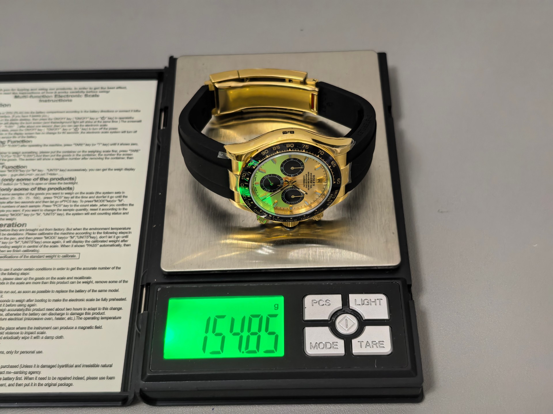 NO:386378,FH v2 counterweight version is complete 153/155g, no peeling or coloring, gold packaging,19860909FH v2配重版到齐 153/155g 不掉皮不掉色包金,,Watch