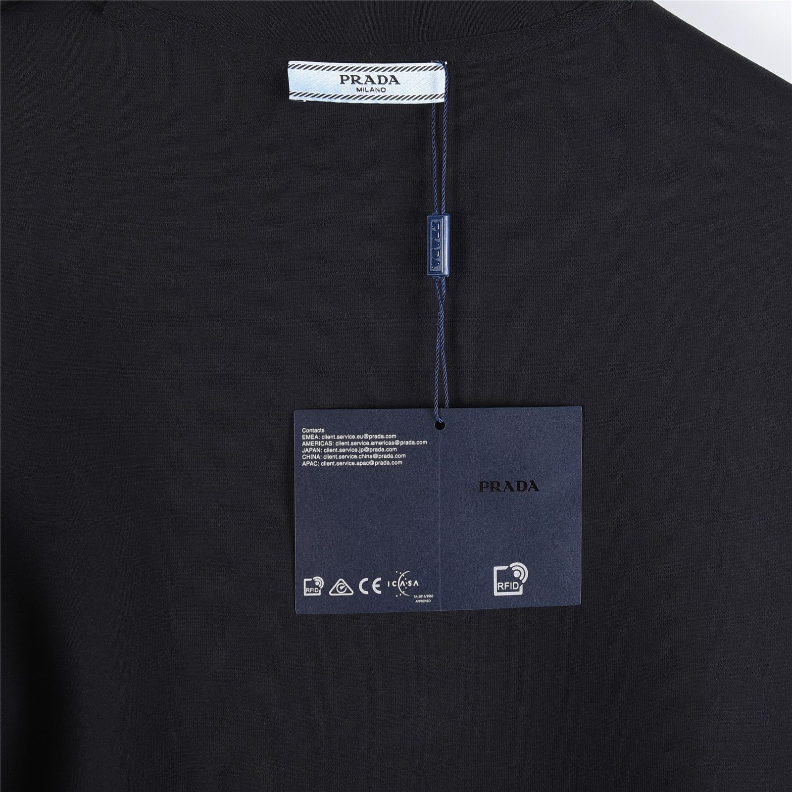 Prada/普拉达 胸口三角标三角标圆领卫衣 Prada/普拉达