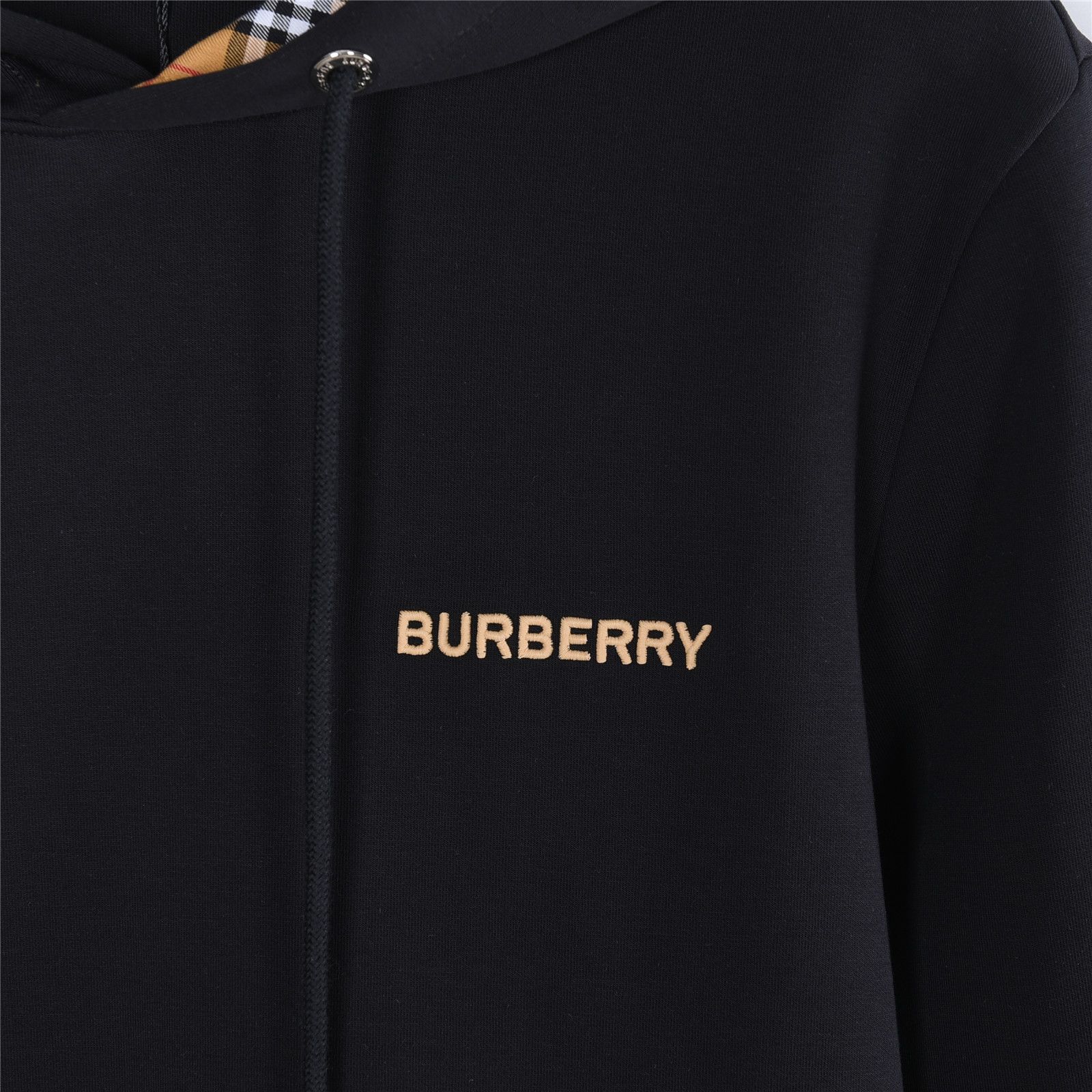 Burberry/巴宝莉 胸前刺绣字母连帽卫衣 Burberry/巴宝莉白色 黑色