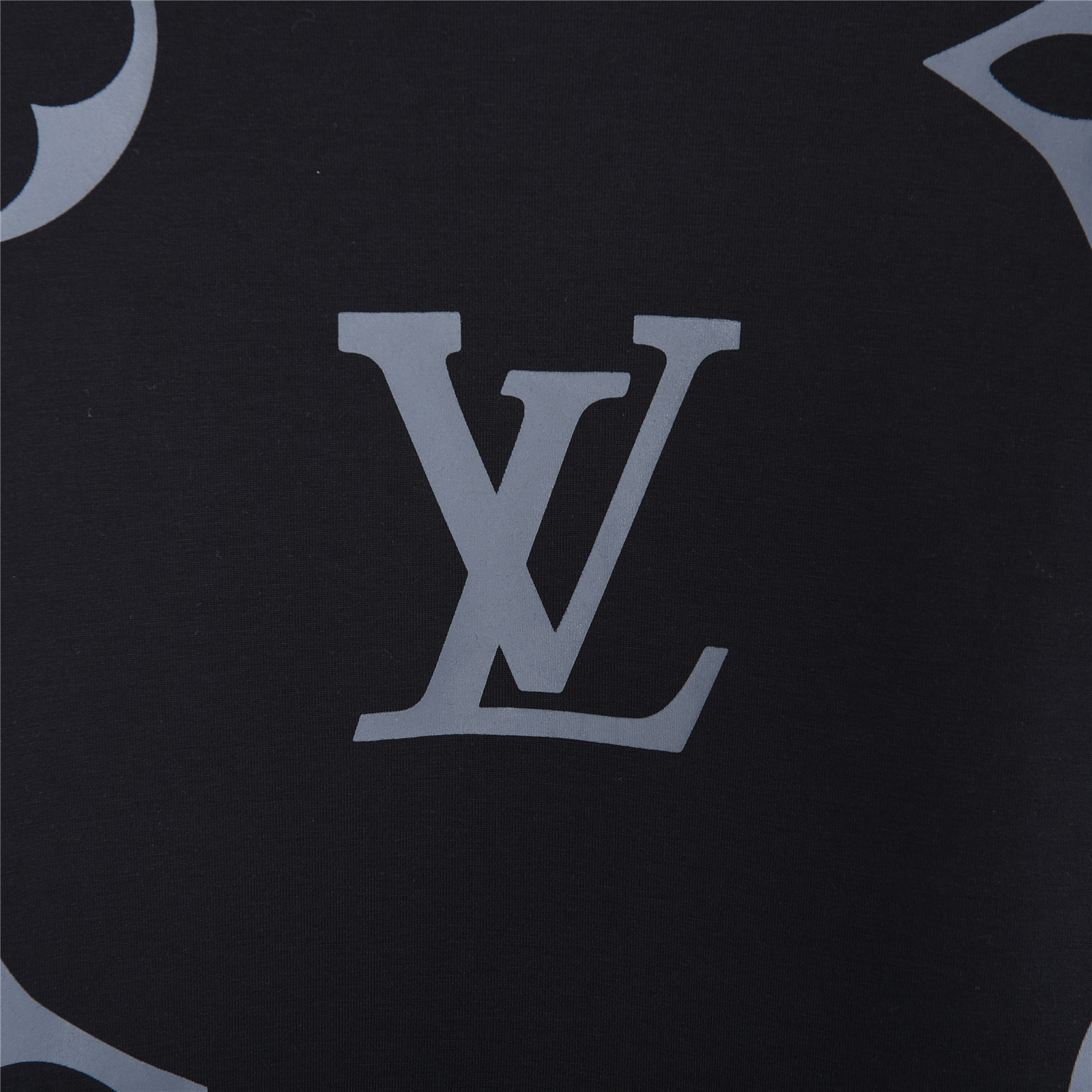 Louis Vuitton/路易威登 满印老花连帽卫衣白色 黑色