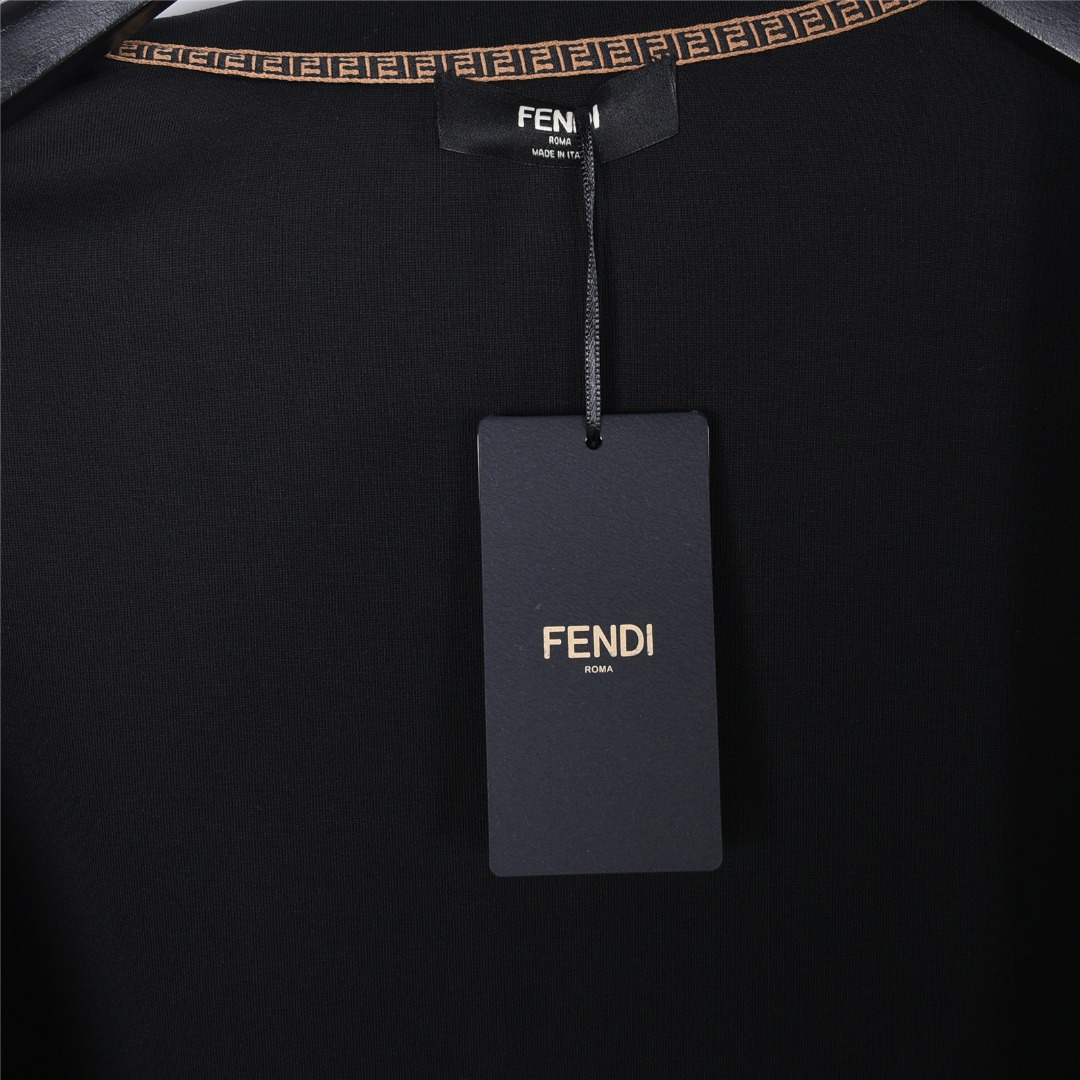 Fendi/芬迪 25FW小怪兽刺绣眼睛拉链立领外套 Fendi/芬迪