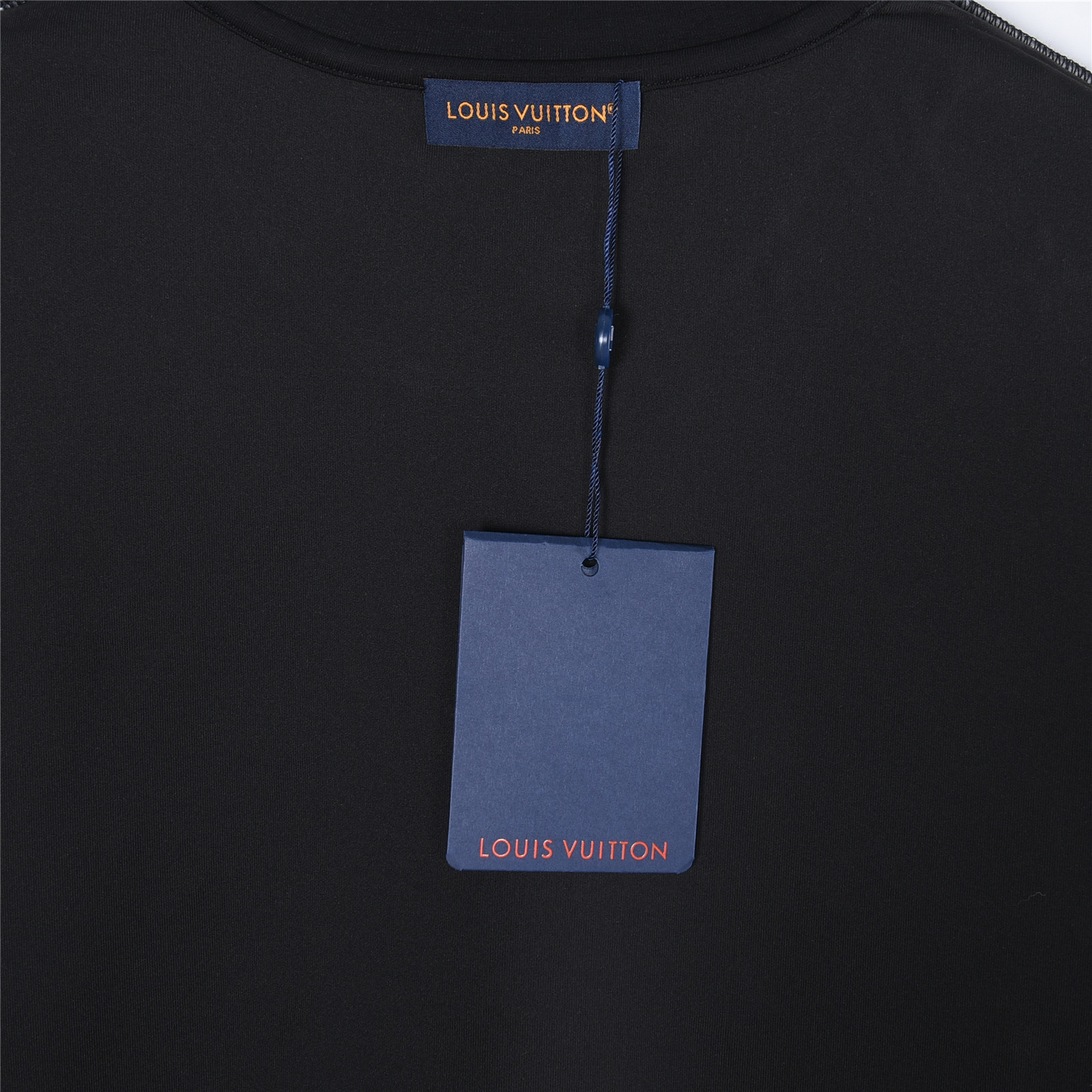 LouisVuitton/路易威登25ss植绒满印长袖 LouisVuitton/路易威登八明治空气层套头圆领长袖 黑色 白色