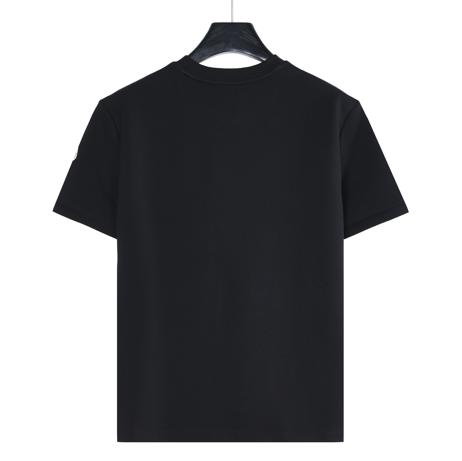 Moncler/蒙口25ss经典刺绣logo短袖 Moncler/蒙口2025秋冬太空棉字母刺绣logo时尚百搭打底圆领短袖衫