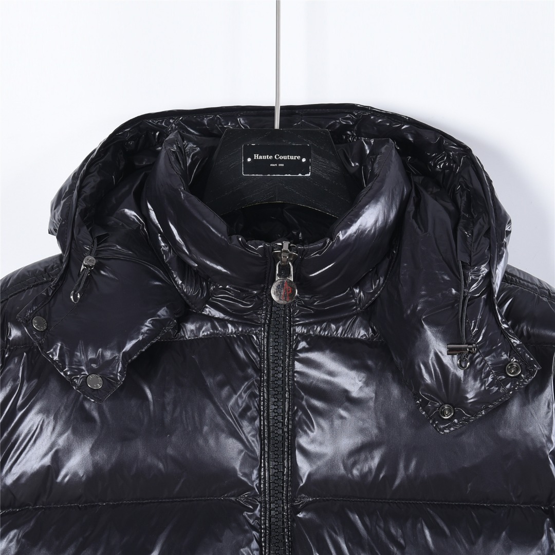 Moncler/蒙口玛雅陈奕迅同款羽绒服 连帽羽绒服 黑色