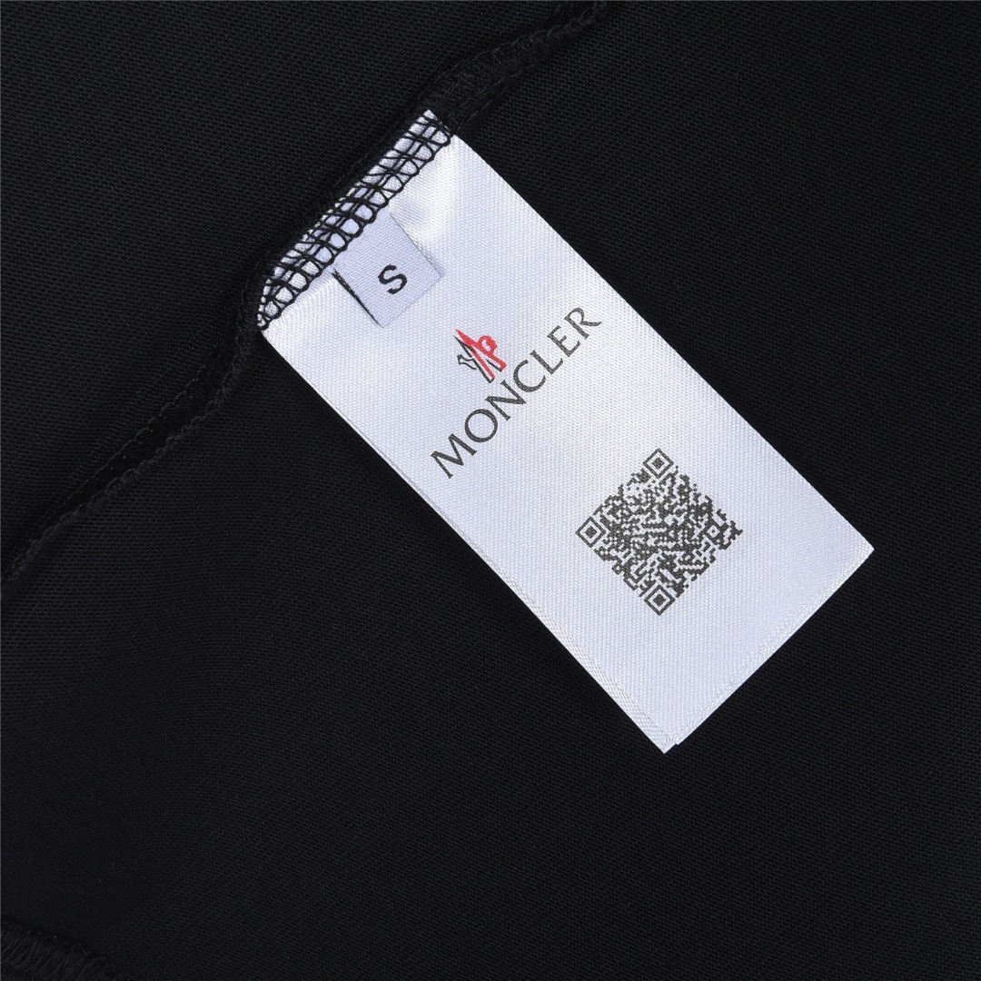 Moncler 蒙口水墨山脉圆领短袖T恤