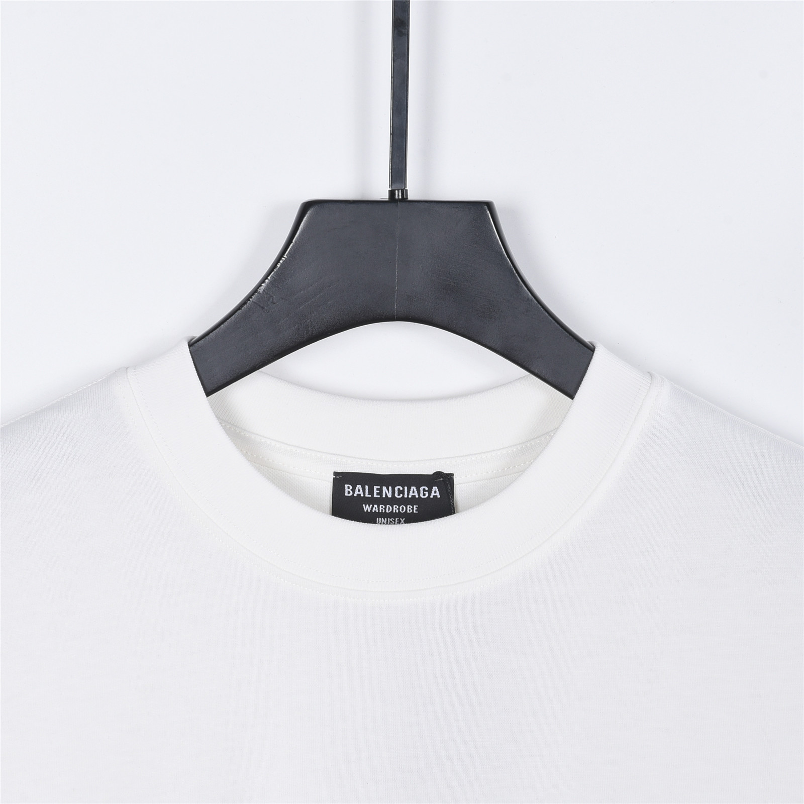 BALENCIAGA/巴黎世家 BLCG 双重叠字母logo前后印花短袖 黑色 白色-Top High Quatity Cheap Sneakers Fashion Clothing Clothes Bags handbags Shoes of all Brand wholesale With The best Quality And Beautiful Price from China Factory Chinese suppliers wholesaler seller BALENCIAGA/巴黎世家 BLCG 双重叠字母logo前后印花短袖 黑色 白色